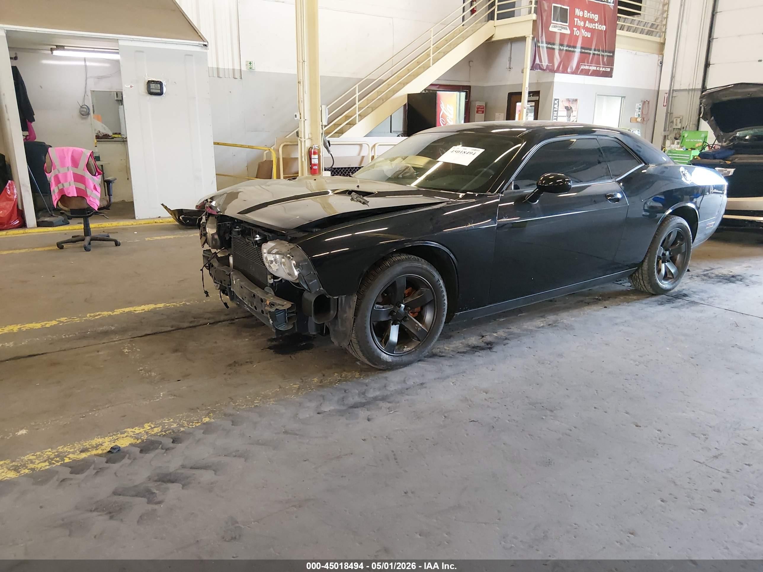 2014 Dodge Challenger Sxt Black vin: 2C3CDYAG1EH133577