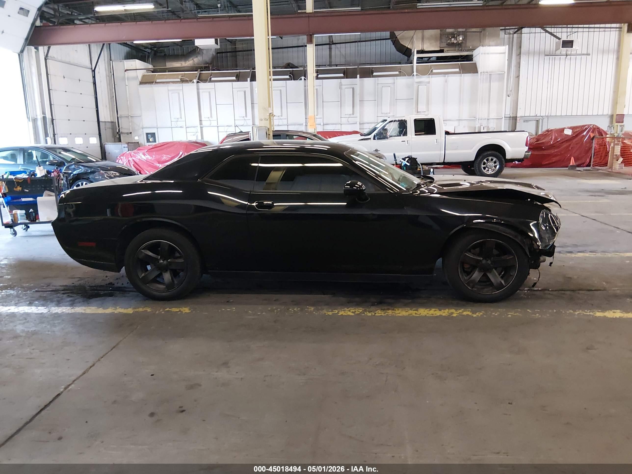2014 Dodge Challenger Sxt Black vin: 2C3CDYAG1EH133577
