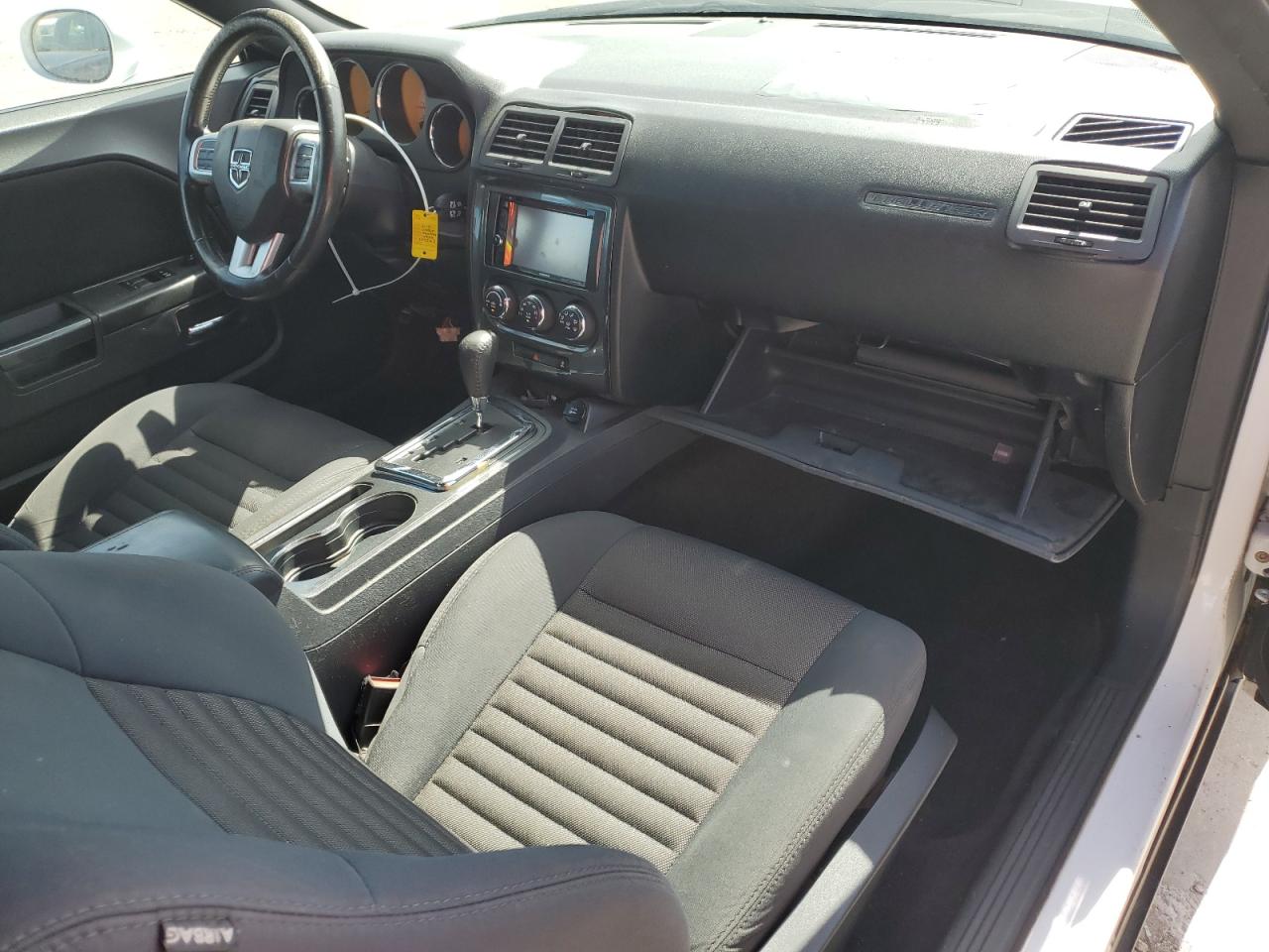 2014 Dodge Challenger Sxt White vin: 2C3CDYAG1EH149567 Damage: Glove Box, Broken, Replacement Required