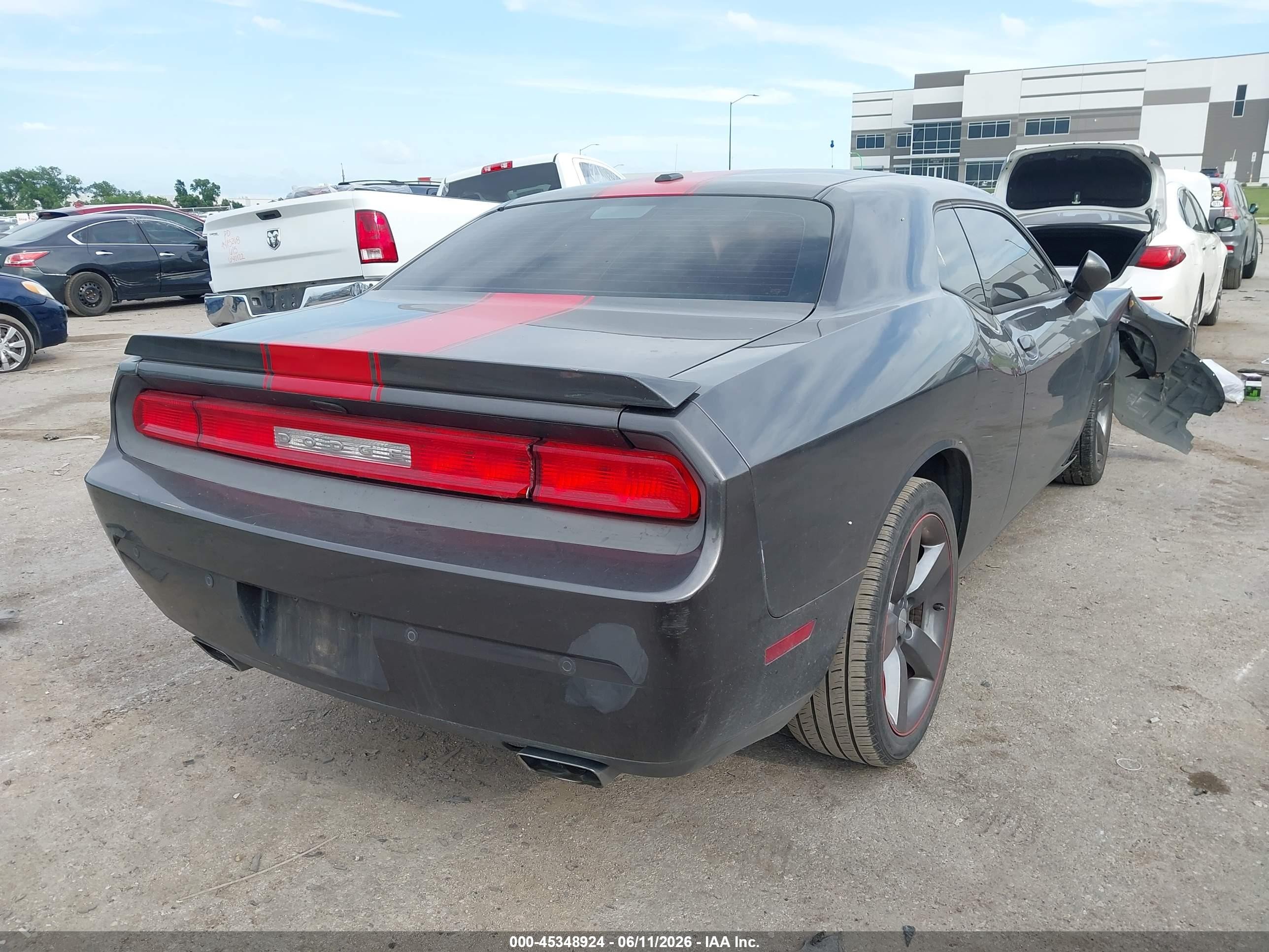2014 Dodge Challenger Rallye Redline Gray vin: 2C3CDYAG1EH196999