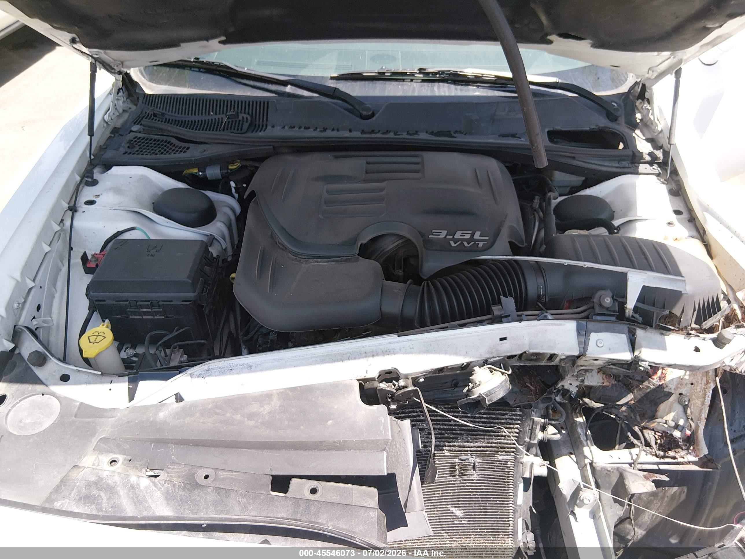 2014 Dodge Challenger Sxt White vin: 2C3CDYAG1EH251063