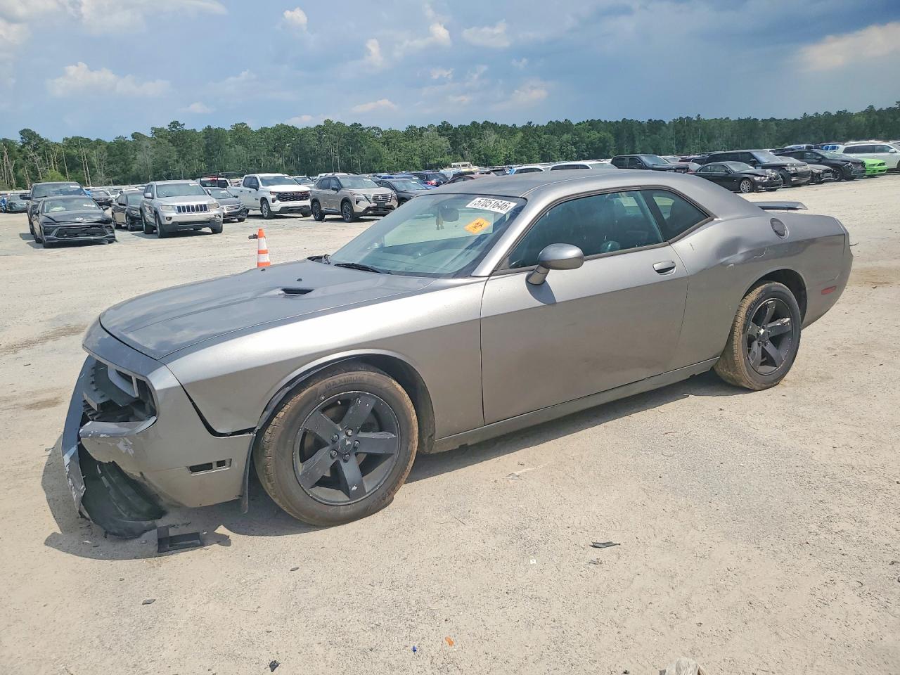 2012 Dodge Challenger Sxt Gray vin: 2C3CDYAG2CH121225