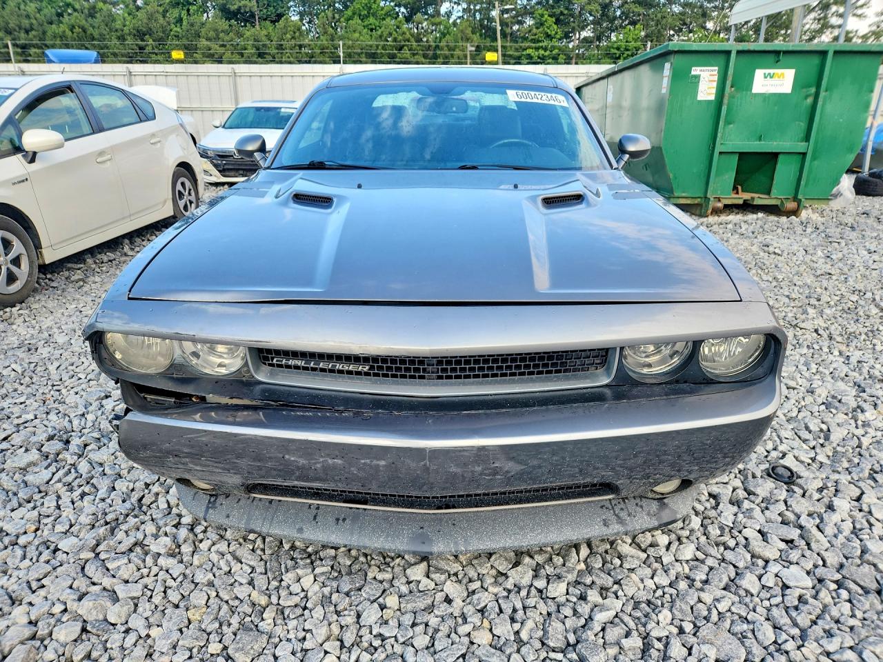 2012 Dodge Challenger Sxt Gray vin: 2C3CDYAG2CH124786