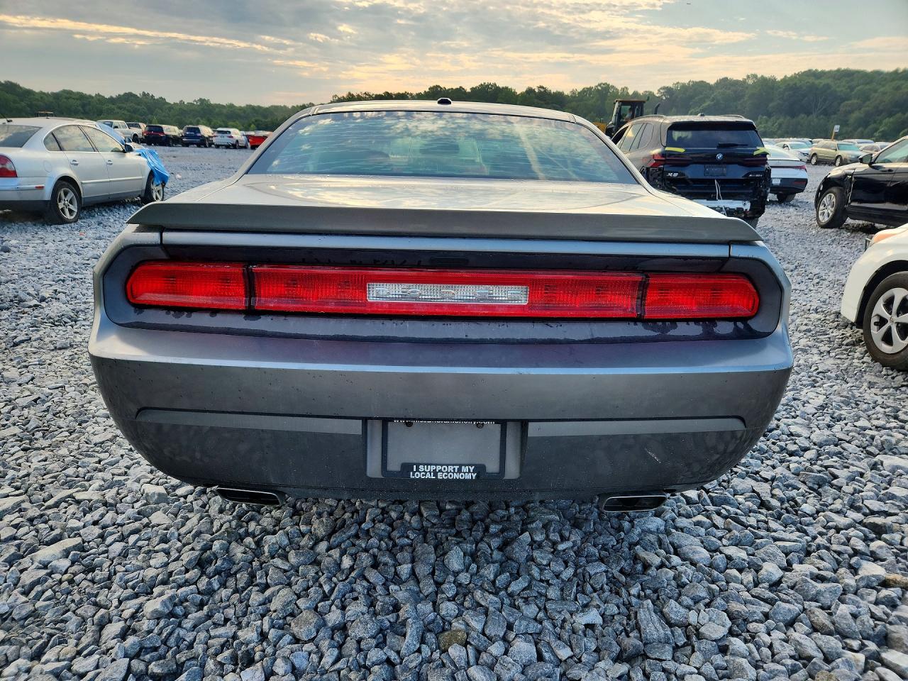 2012 Dodge Challenger Sxt Gray vin: 2C3CDYAG2CH124786