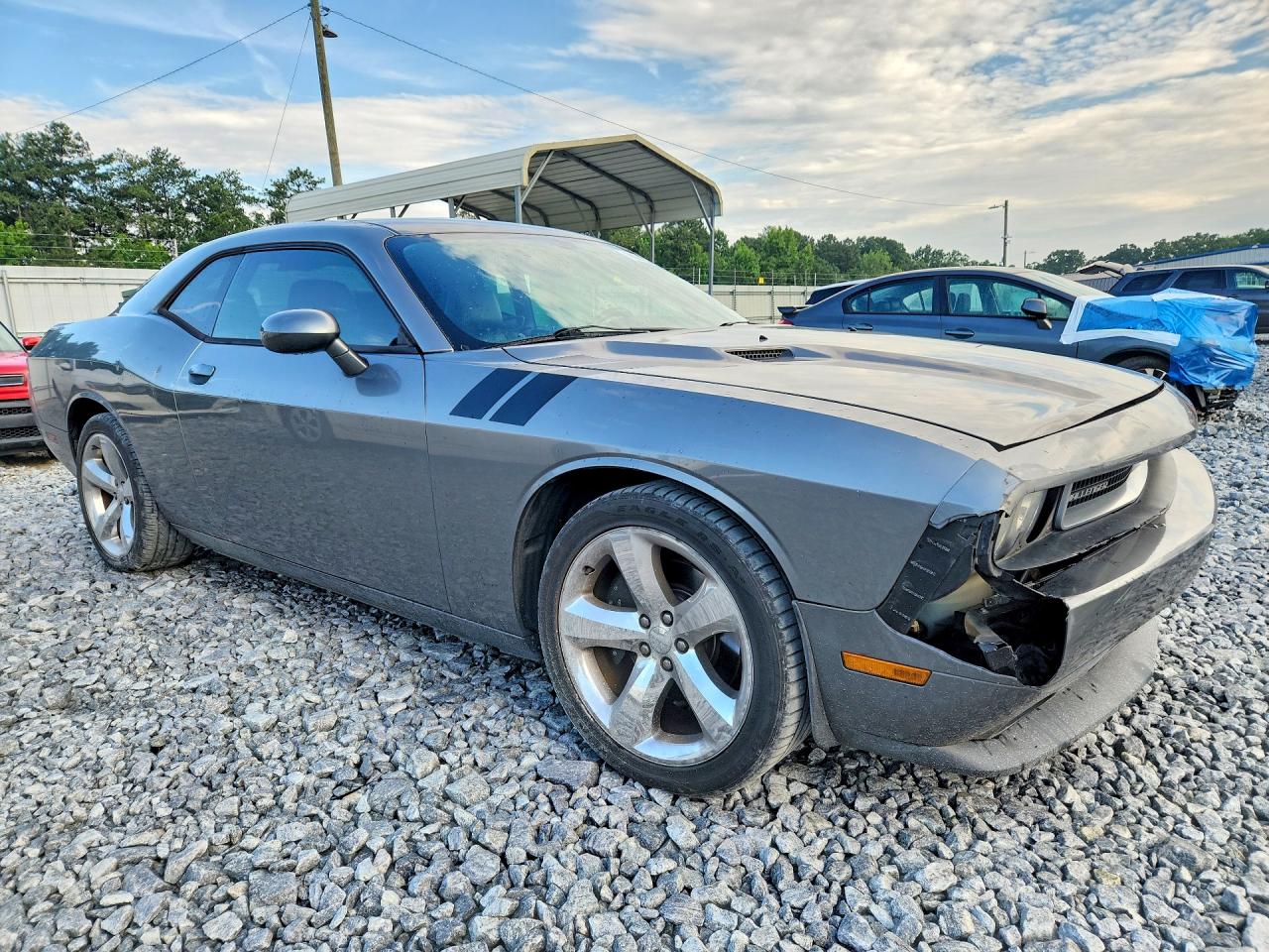 2012 Dodge Challenger Sxt Gray vin: 2C3CDYAG2CH124786