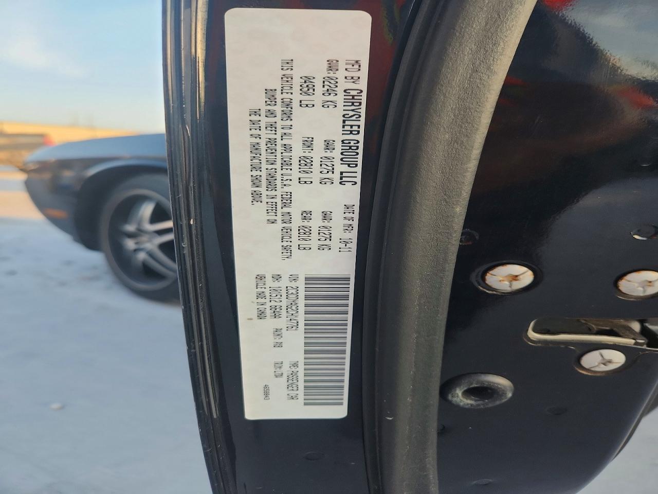 2012 Dodge Challenger Sxt Black vin: 2C3CDYAG2CH147761