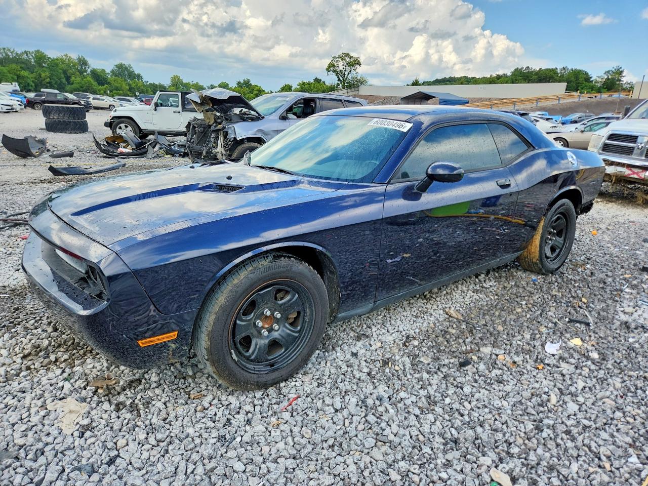 2012 Dodge Challenger Sxt Blue vin: 2C3CDYAG2CH161899