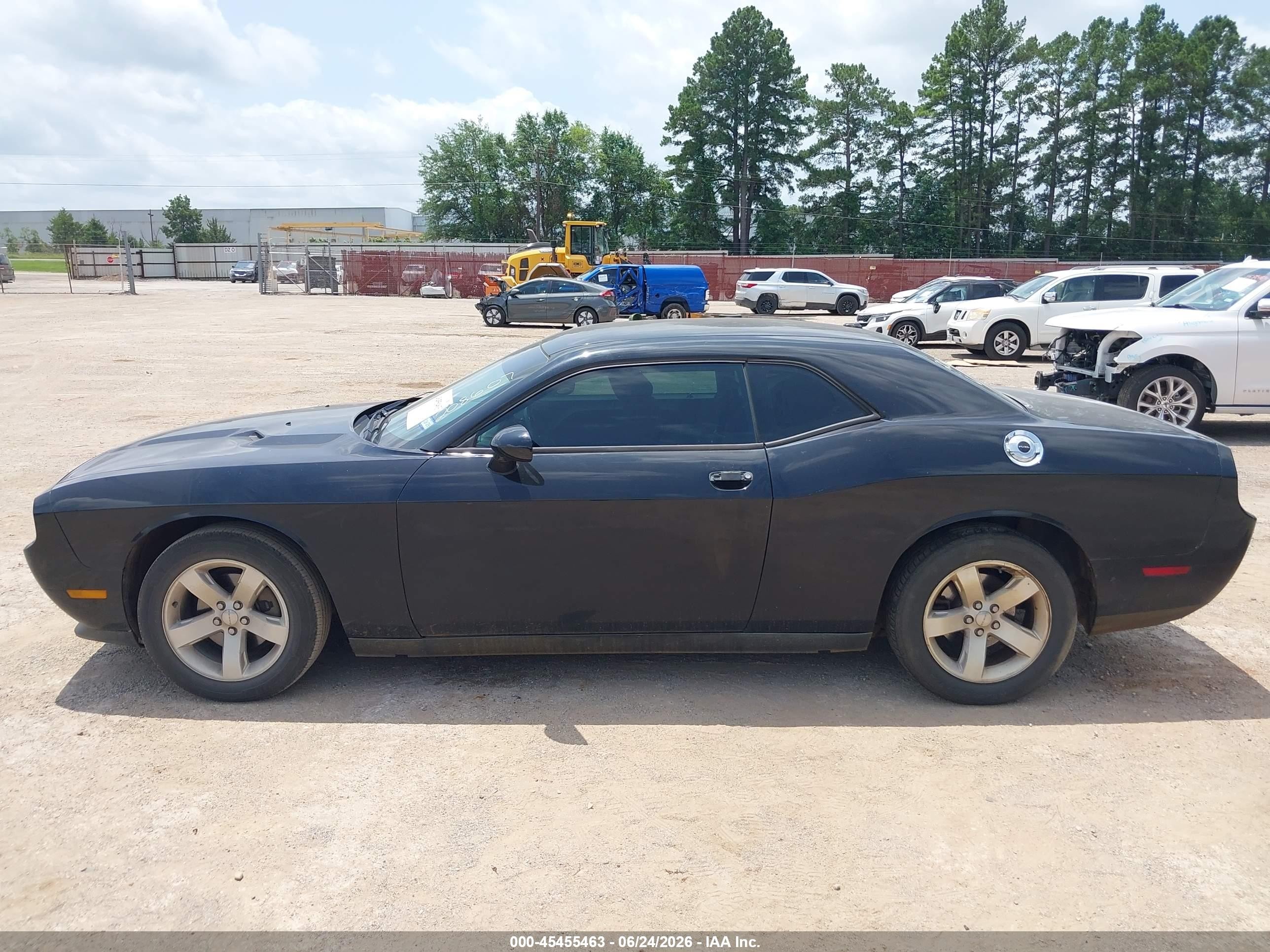 2012 Dodge Challenger Sxt Black vin: 2C3CDYAG2CH208607