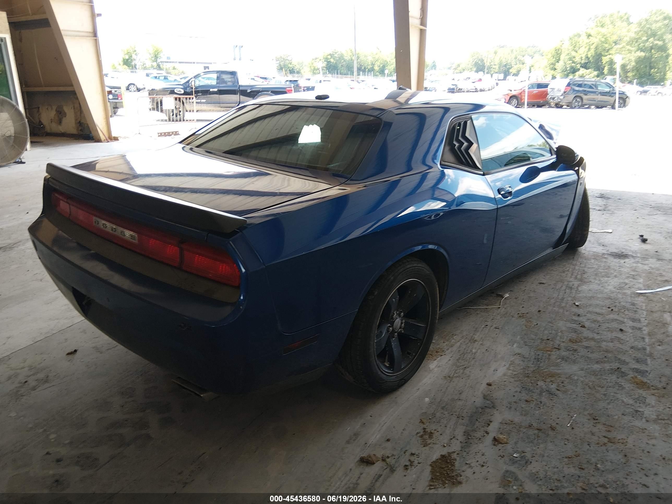 2012 Dodge Challenger Sxt Blue vin: 2C3CDYAG2CH239033