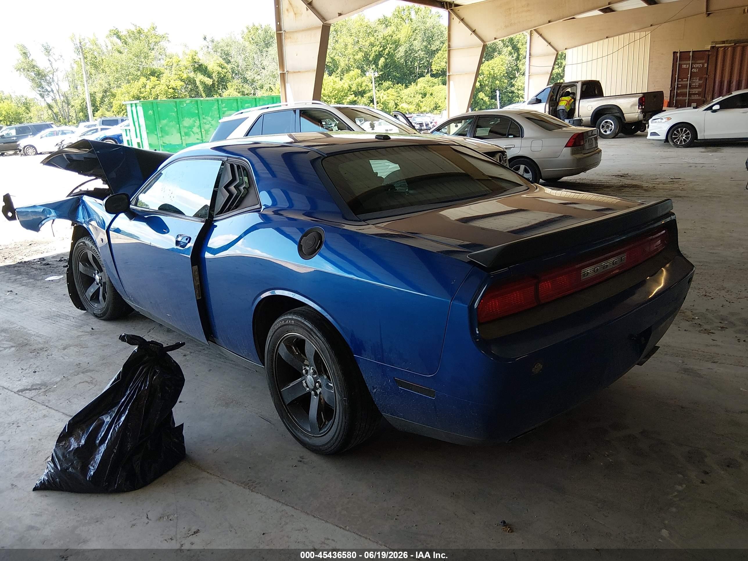 2012 Dodge Challenger Sxt Blue vin: 2C3CDYAG2CH239033