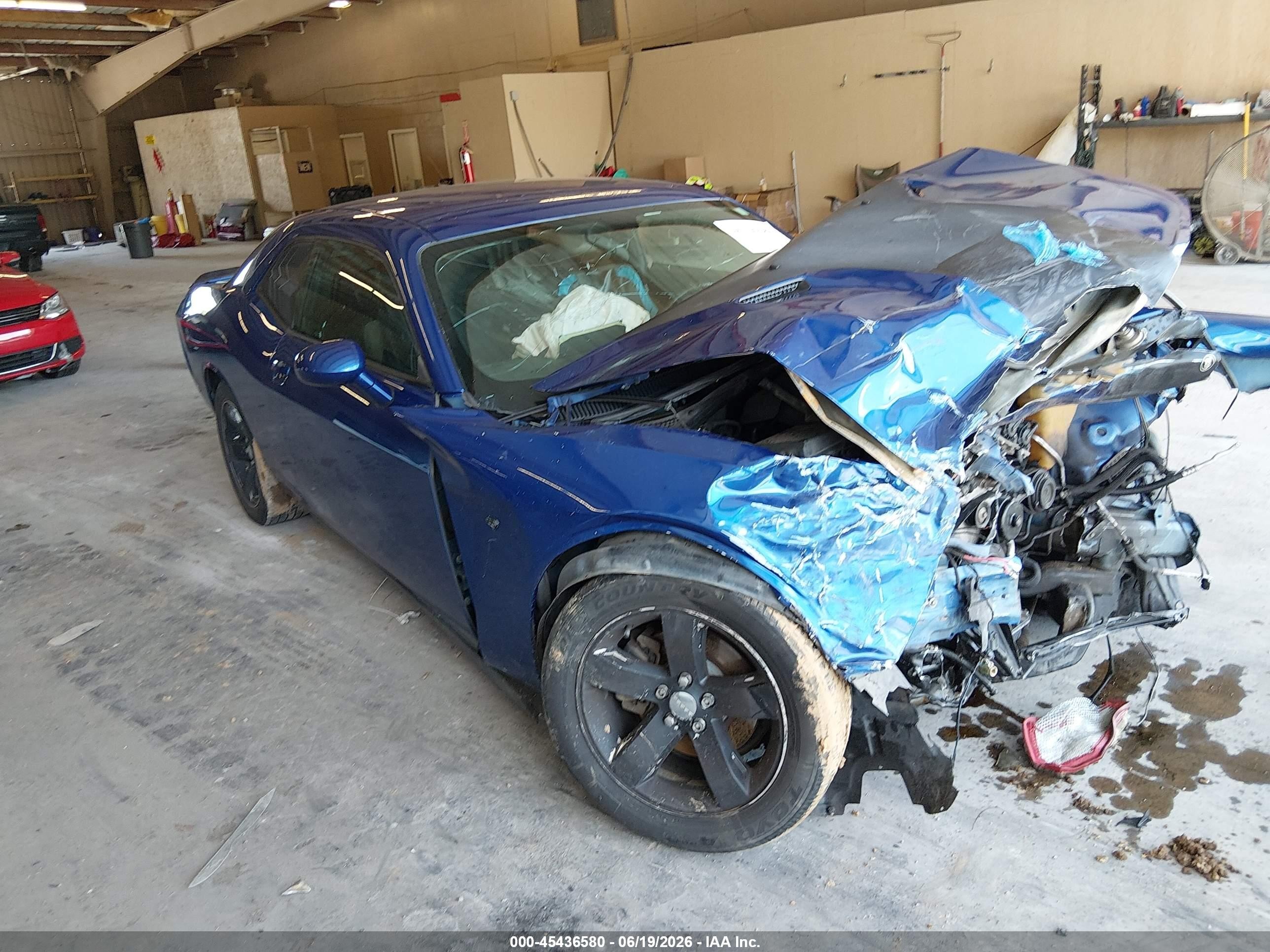 2012 Dodge Challenger Sxt Blue vin: 2C3CDYAG2CH239033