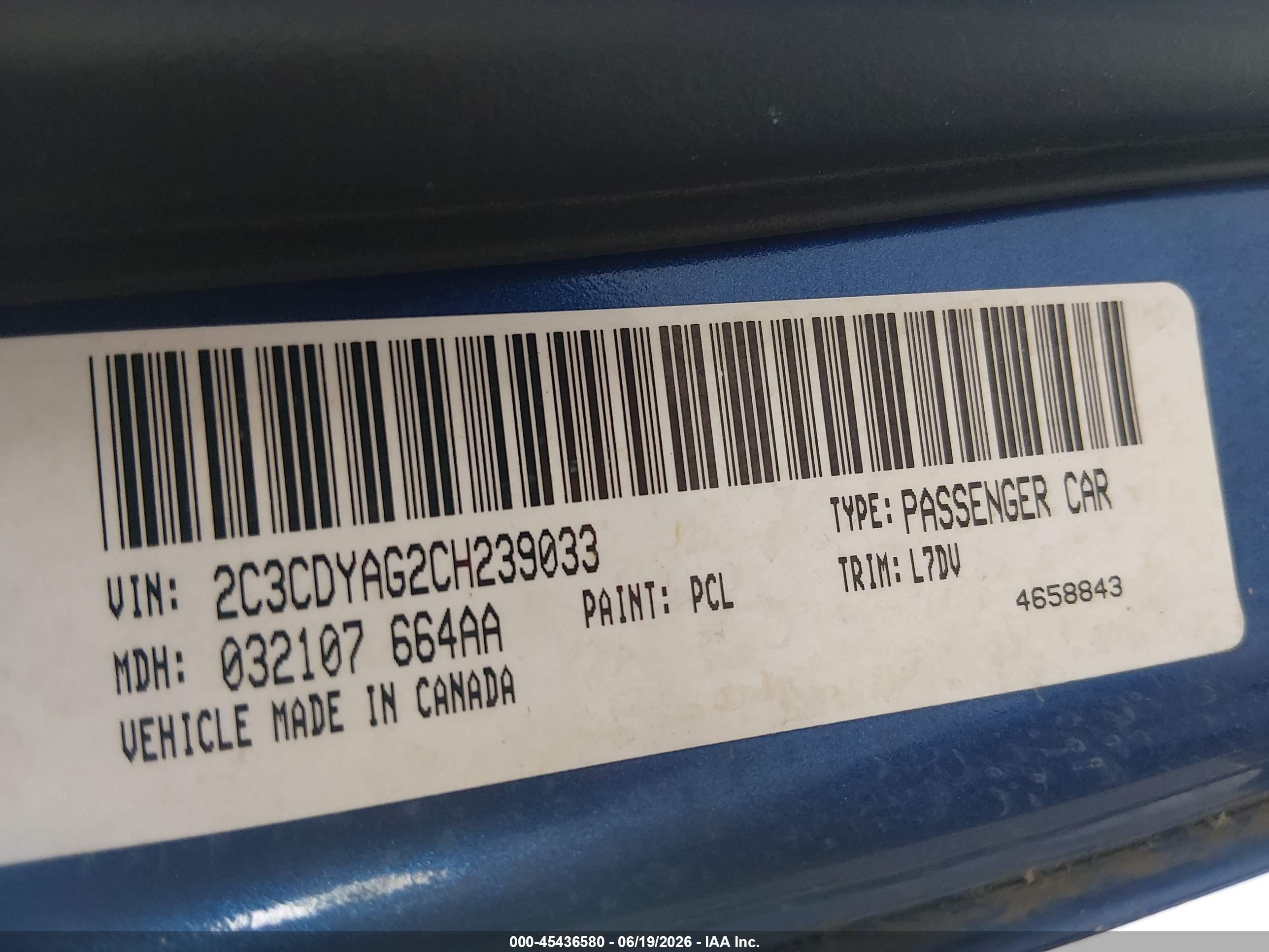 2012 Dodge Challenger Sxt Blue vin: 2C3CDYAG2CH239033