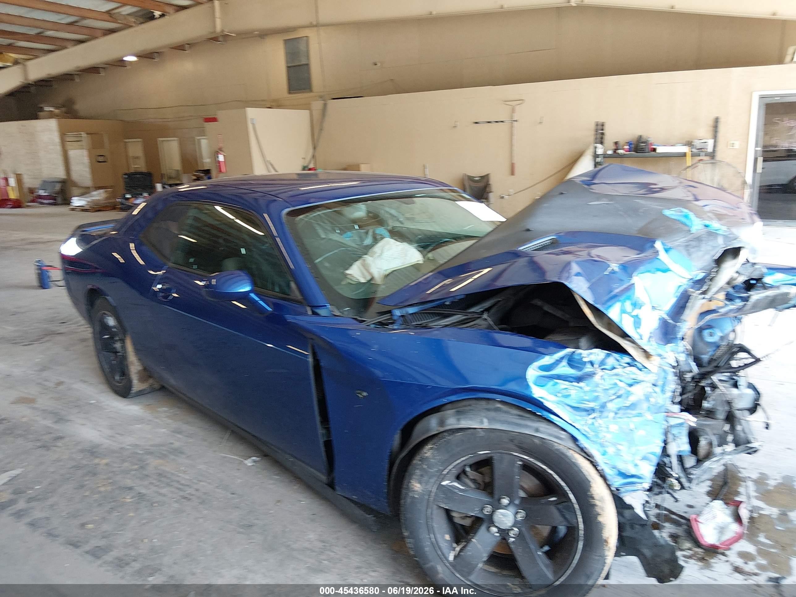 2012 Dodge Challenger Sxt Blue vin: 2C3CDYAG2CH239033