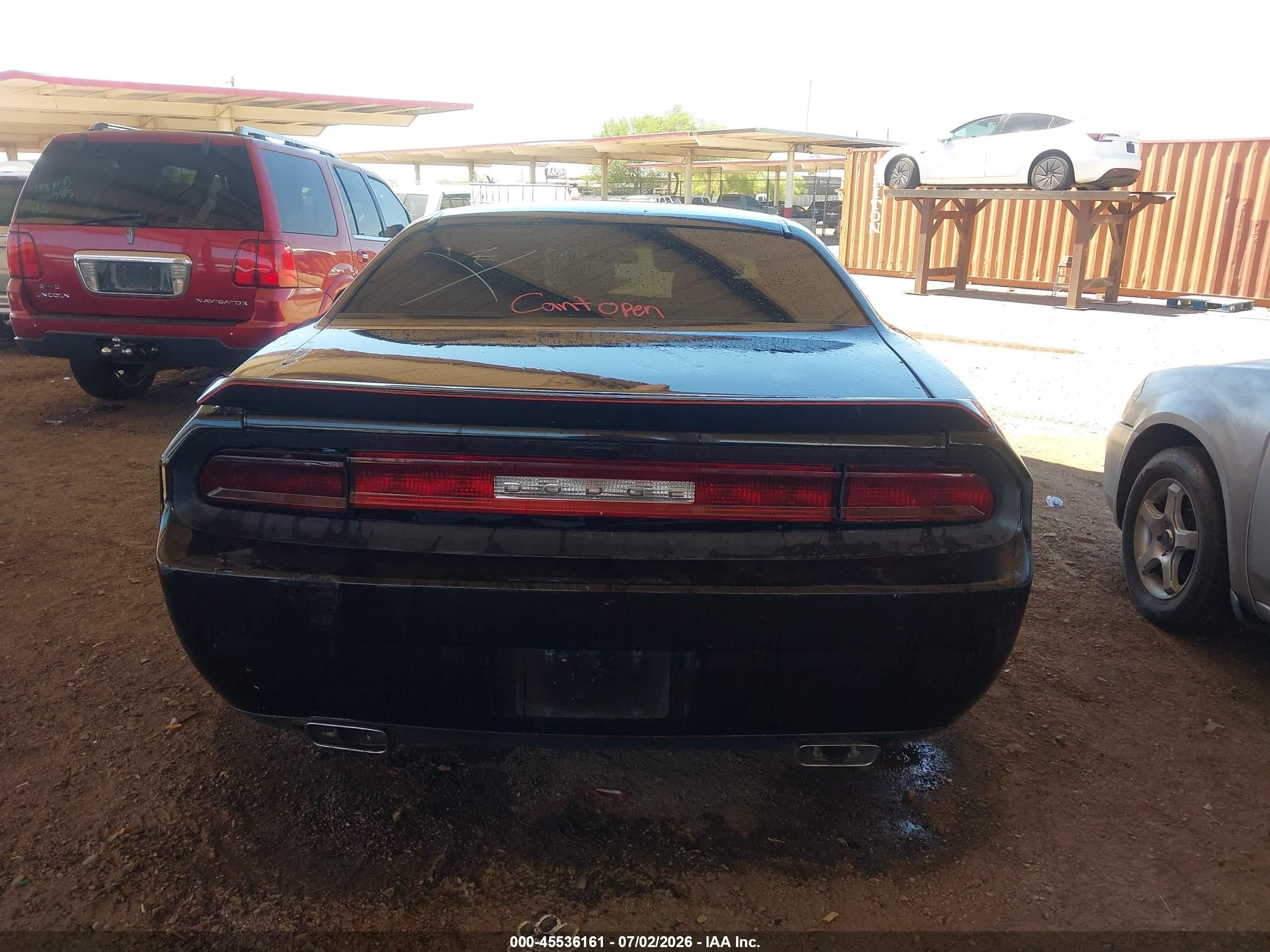 2013 Dodge Challenger Sxt Black vin: 2C3CDYAG2DH692635