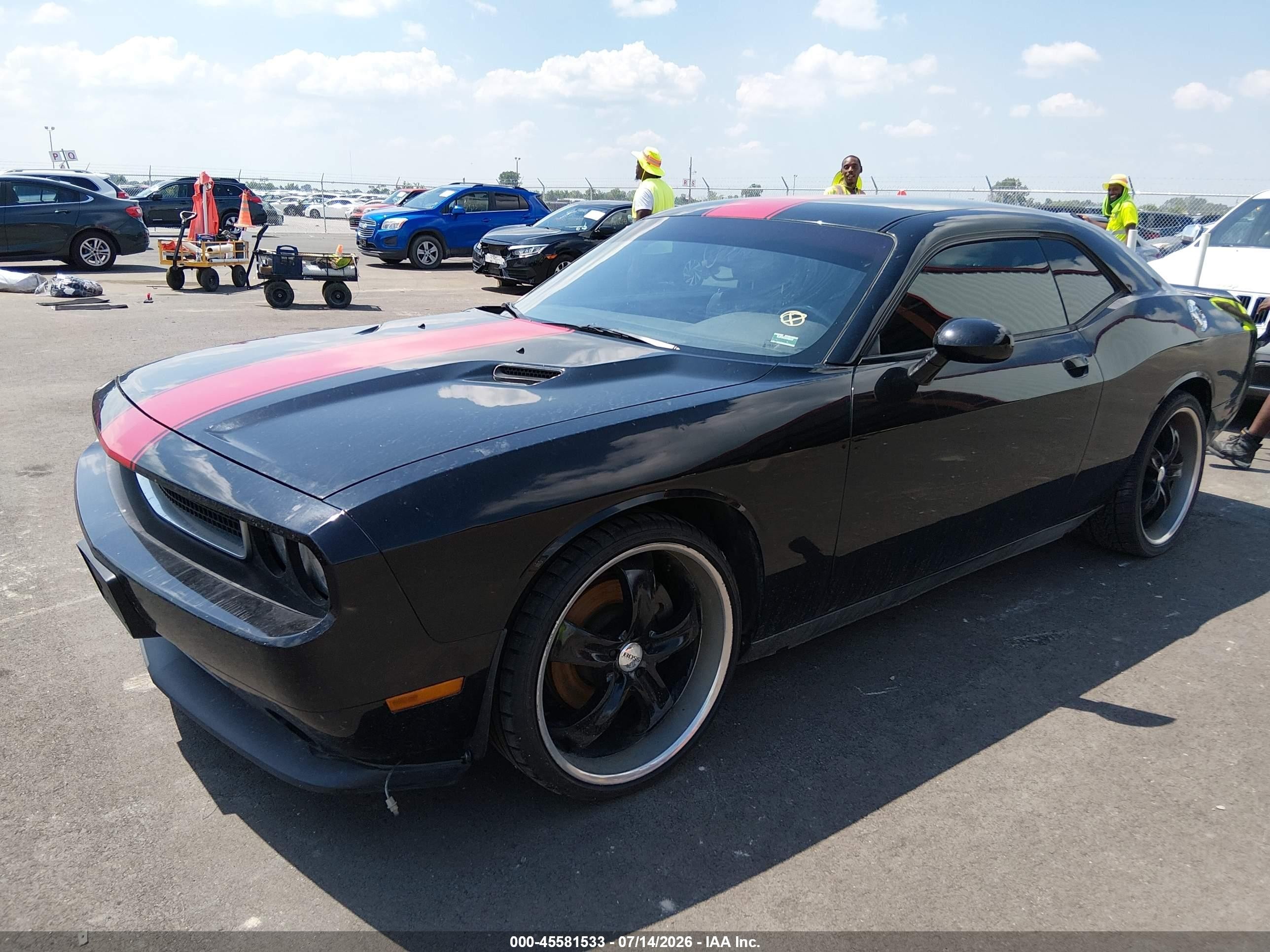 2014 Dodge Challenger Rallye Redline Black vin: 2C3CDYAG2EH154177