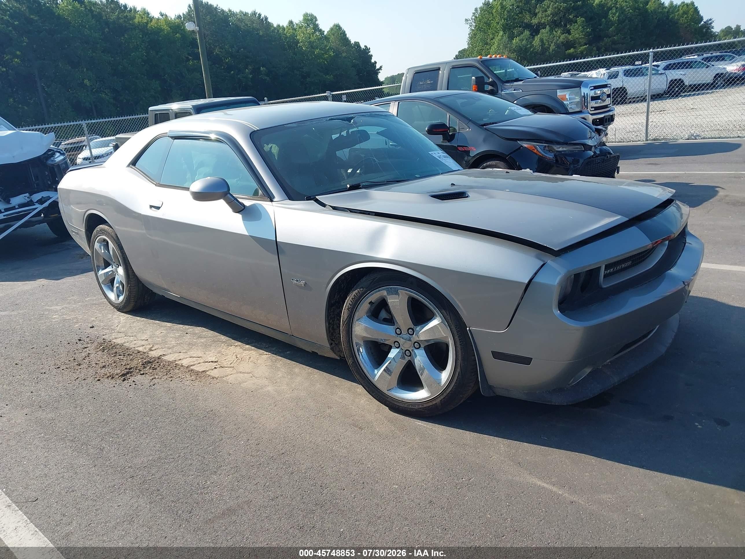 2014 Dodge Challenger Sxt Plus Silver vin: 2C3CDYAG2EH154230