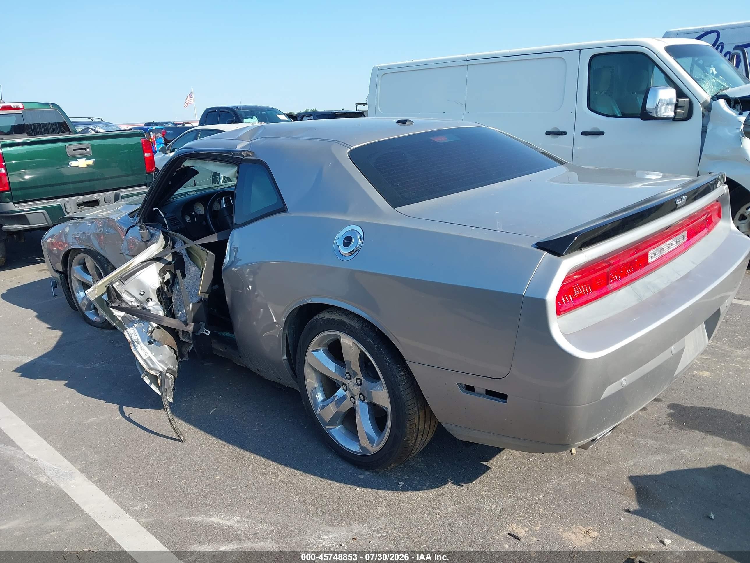 2014 Dodge Challenger Sxt Plus Silver vin: 2C3CDYAG2EH154230
