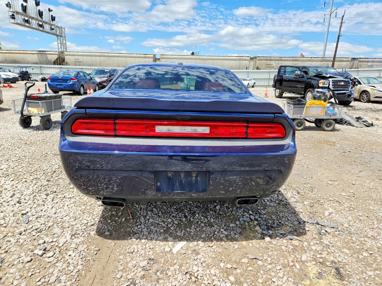 2014 Dodge Challenger Sxt Blue vin: 2C3CDYAG2EH187177