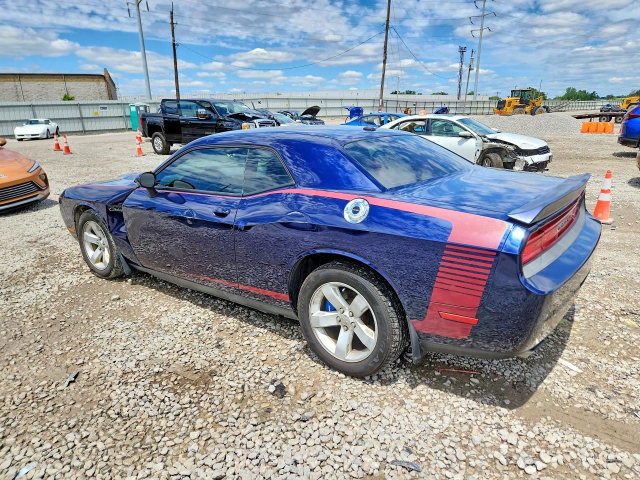 2014 Dodge Challenger Sxt Blue vin: 2C3CDYAG2EH187177