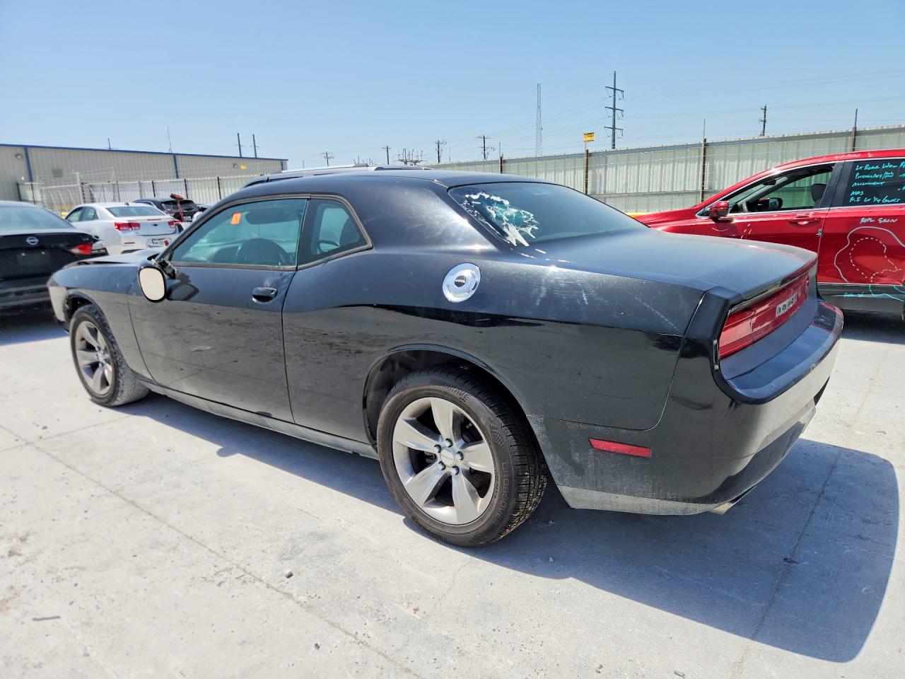 2014 Dodge Challenger Sxt Black vin: 2C3CDYAG2EH208481