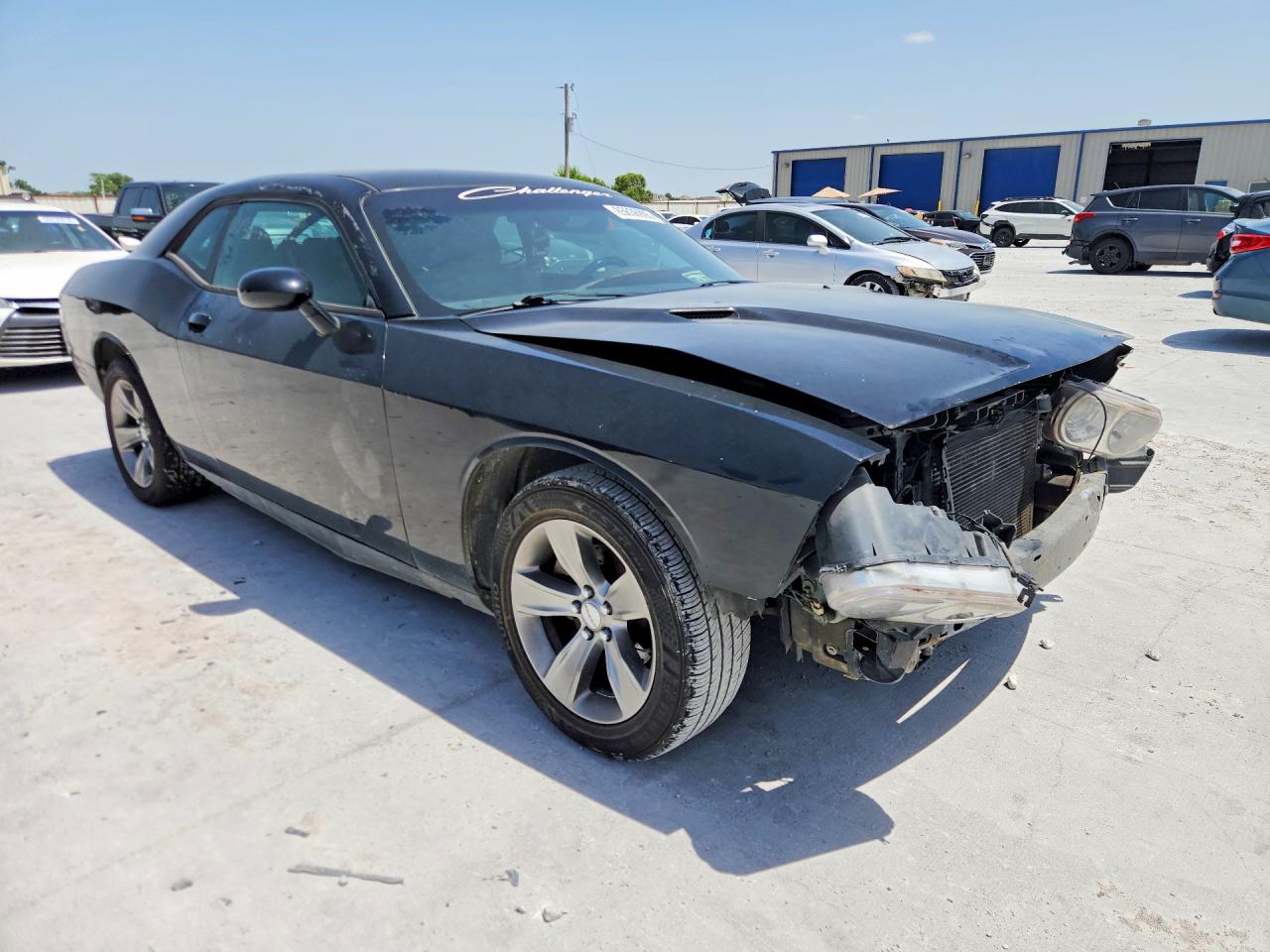 2014 Dodge Challenger Sxt Black vin: 2C3CDYAG2EH208481