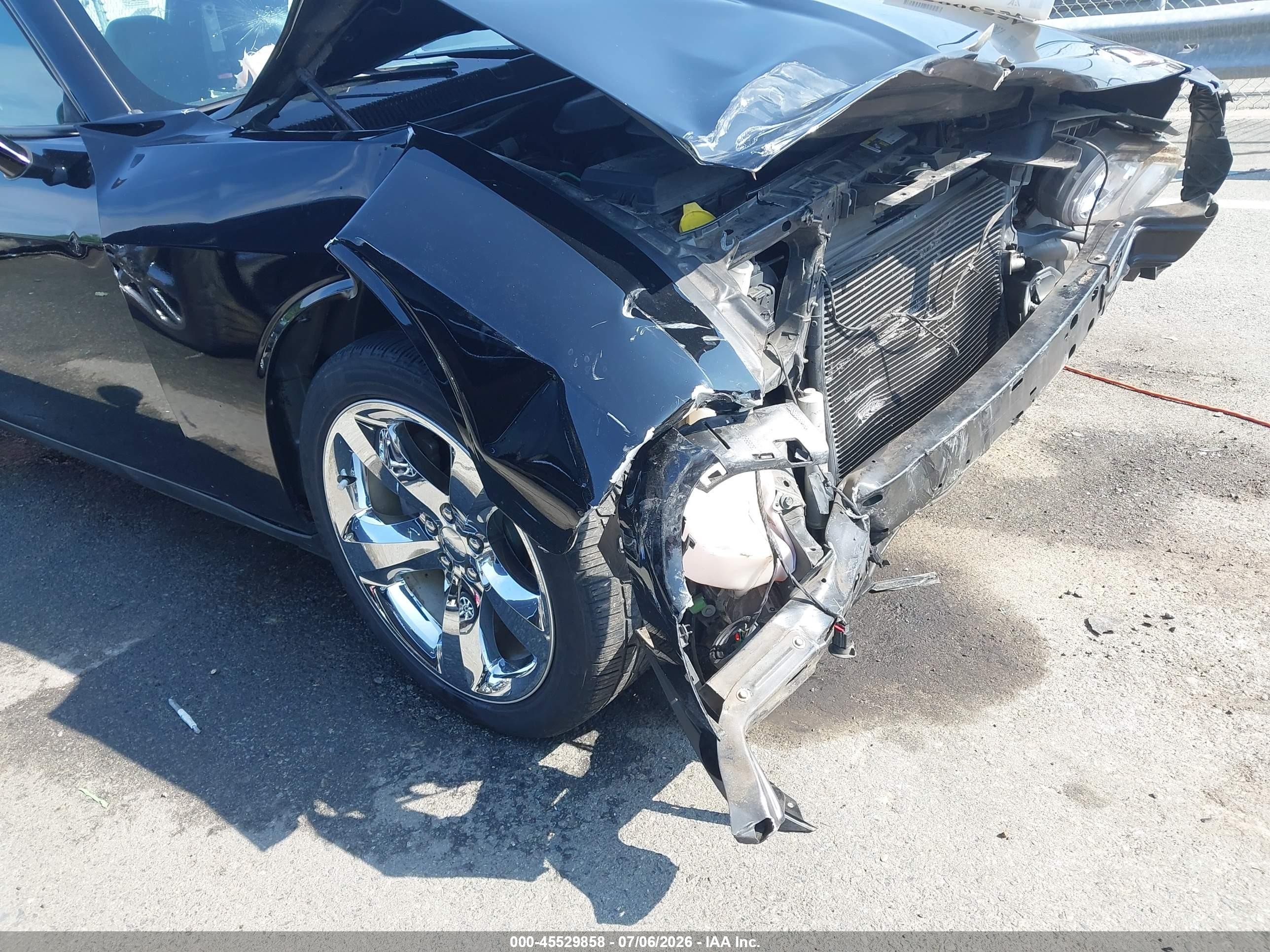 2014 Dodge Challenger Sxt Черный vin: 2C3CDYAG2EH225958