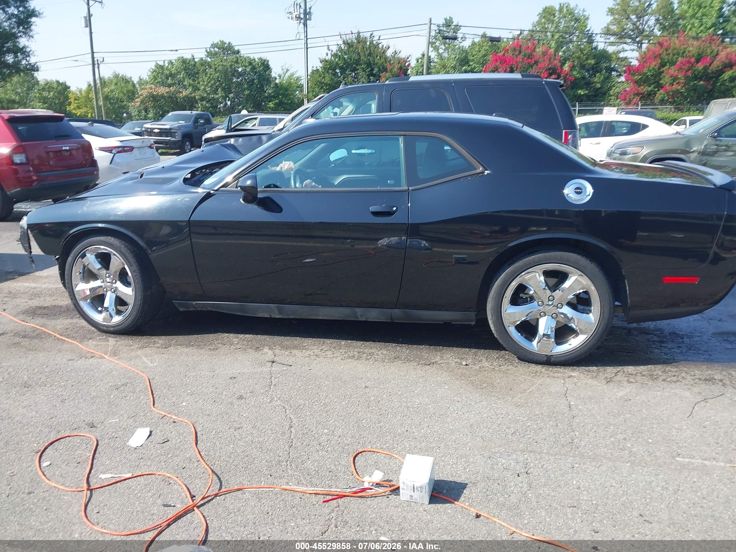 2014 Dodge Challenger Sxt Черный vin: 2C3CDYAG2EH225958