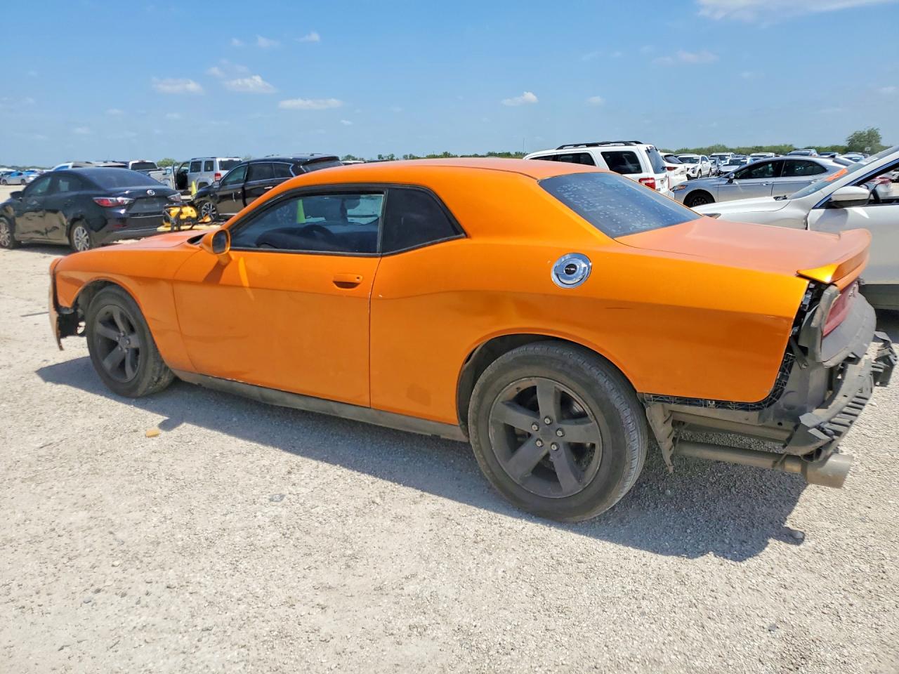 2014 Dodge Challenger Sxt Orange vin: 2C3CDYAG2EH244817