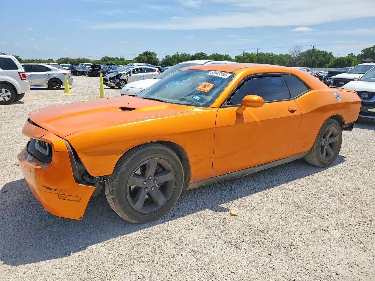 2014 Dodge Challenger Sxt Orange vin: 2C3CDYAG2EH244817