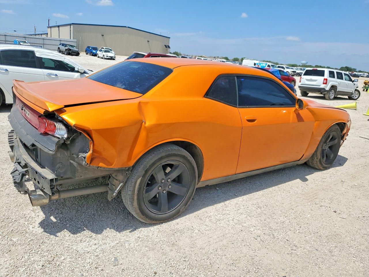2014 Dodge Challenger Sxt Orange vin: 2C3CDYAG2EH244817