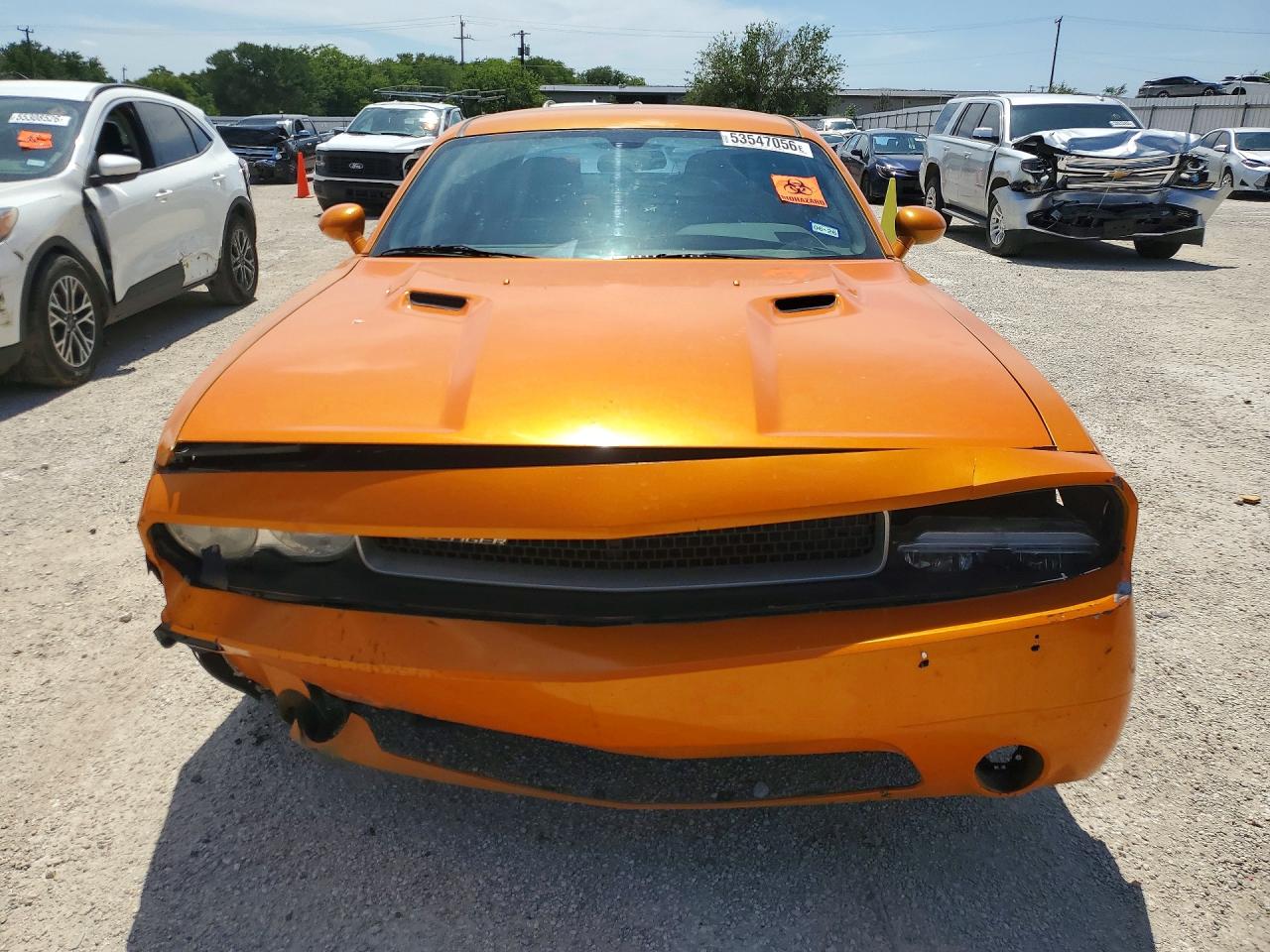 2014 Dodge Challenger Sxt Orange vin: 2C3CDYAG2EH244817