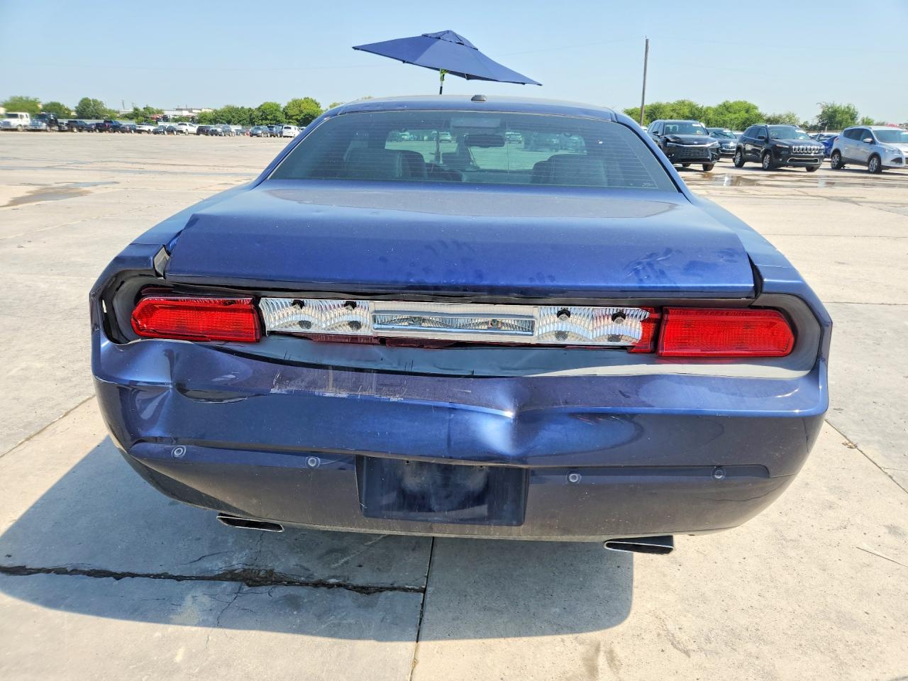 2014 Dodge Challenger Sxt Blue vin: 2C3CDYAG2EH247717