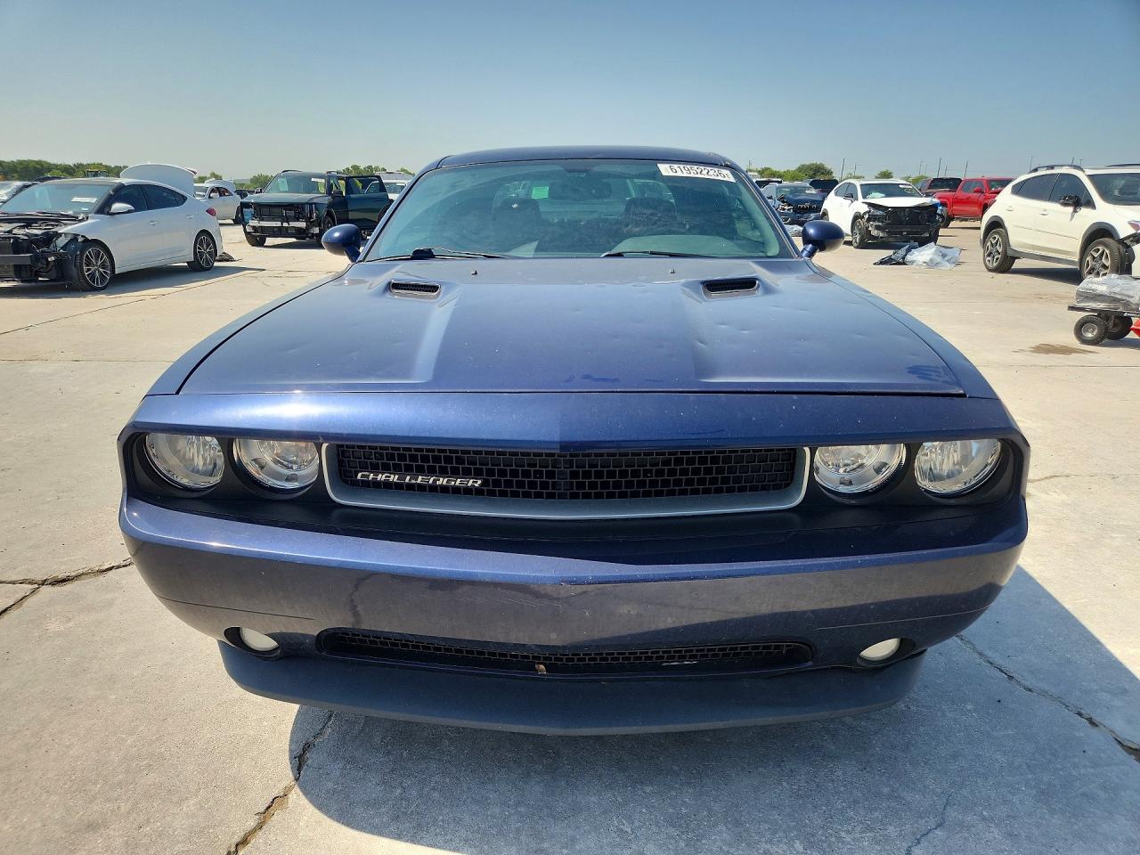 2014 Dodge Challenger Sxt Blue vin: 2C3CDYAG2EH247717