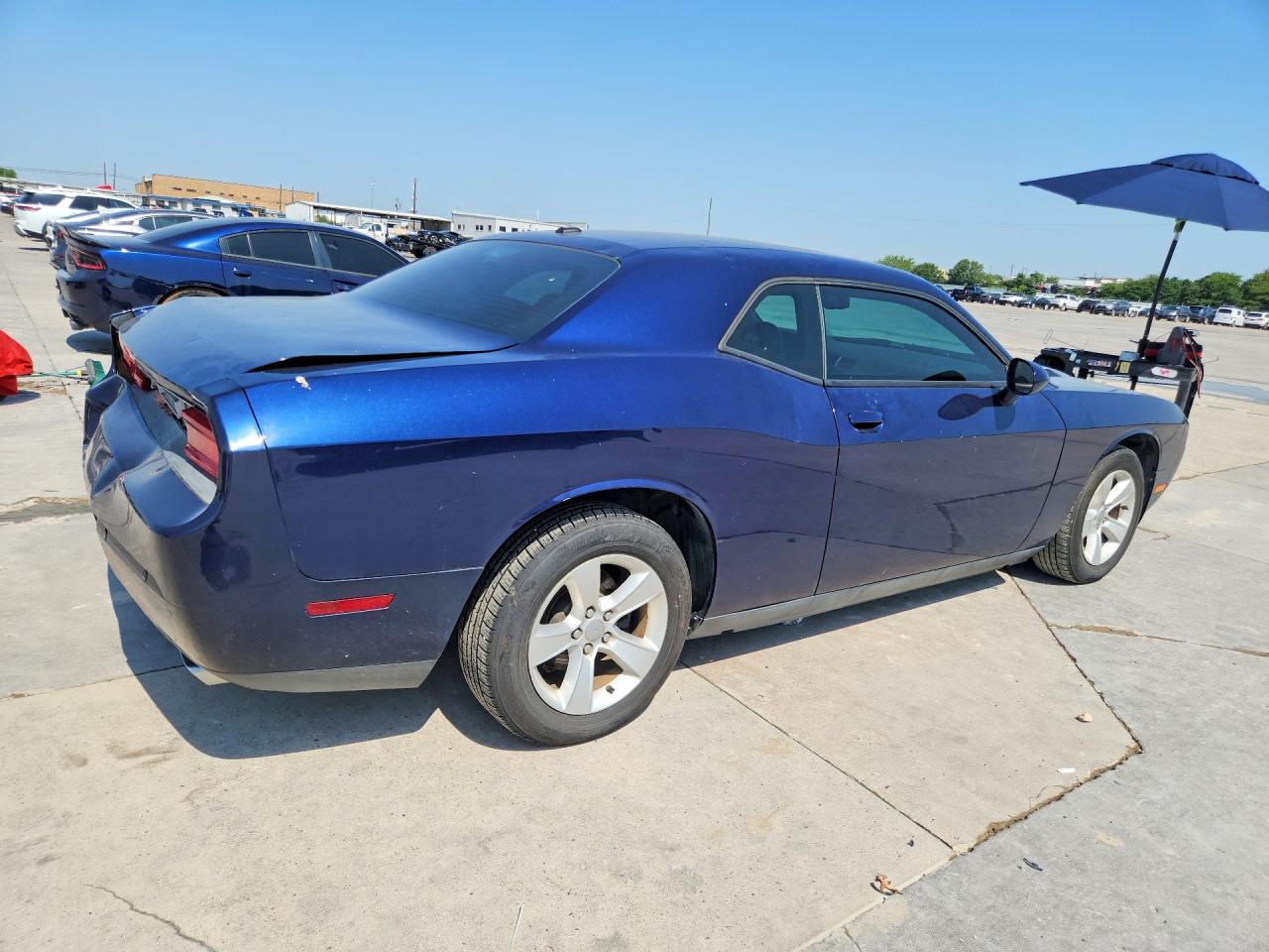 2014 Dodge Challenger Sxt Blue vin: 2C3CDYAG2EH247717