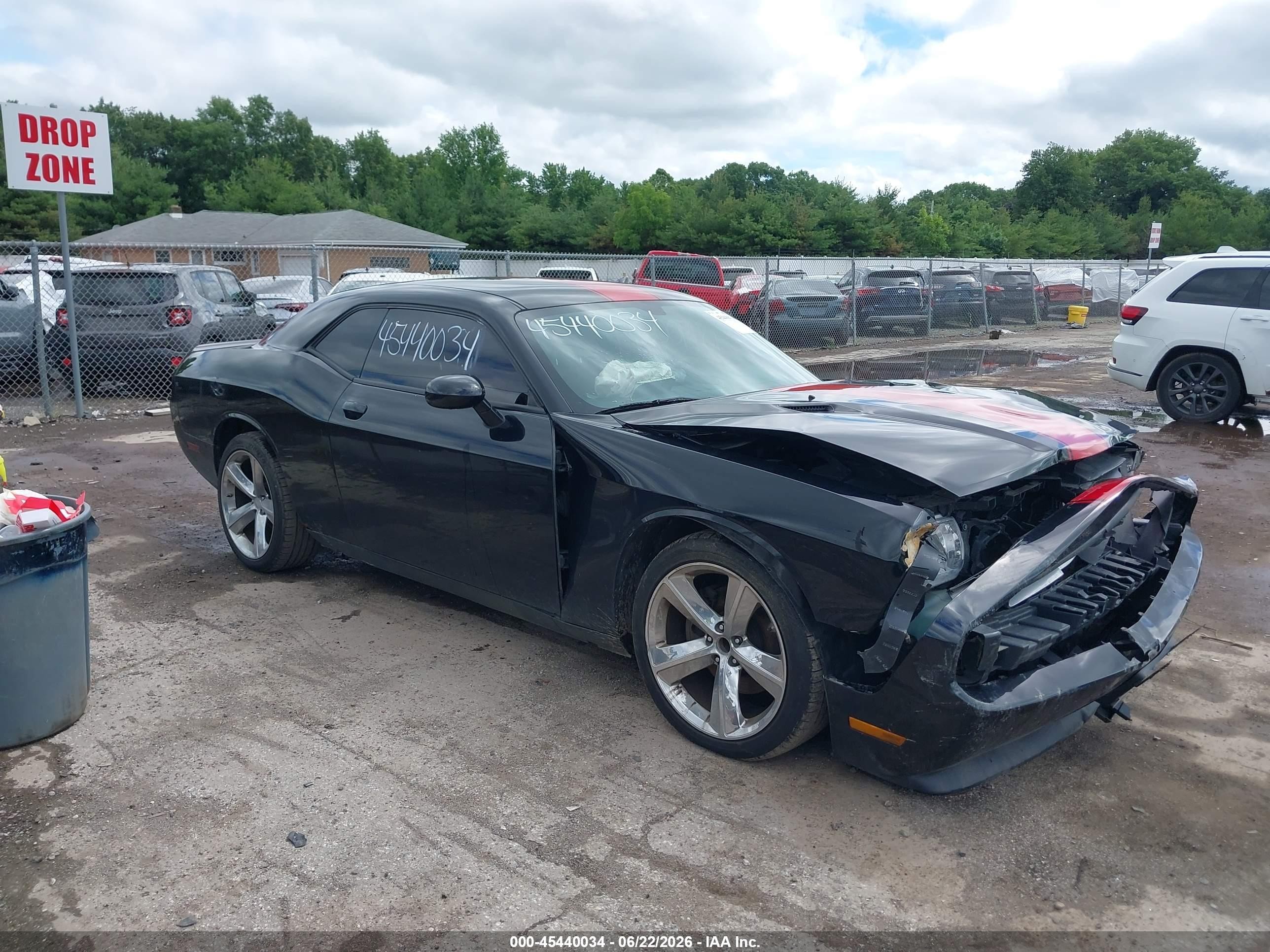 2014 Dodge Challenger Rallye Redline Black vin: 2C3CDYAG2EH261374