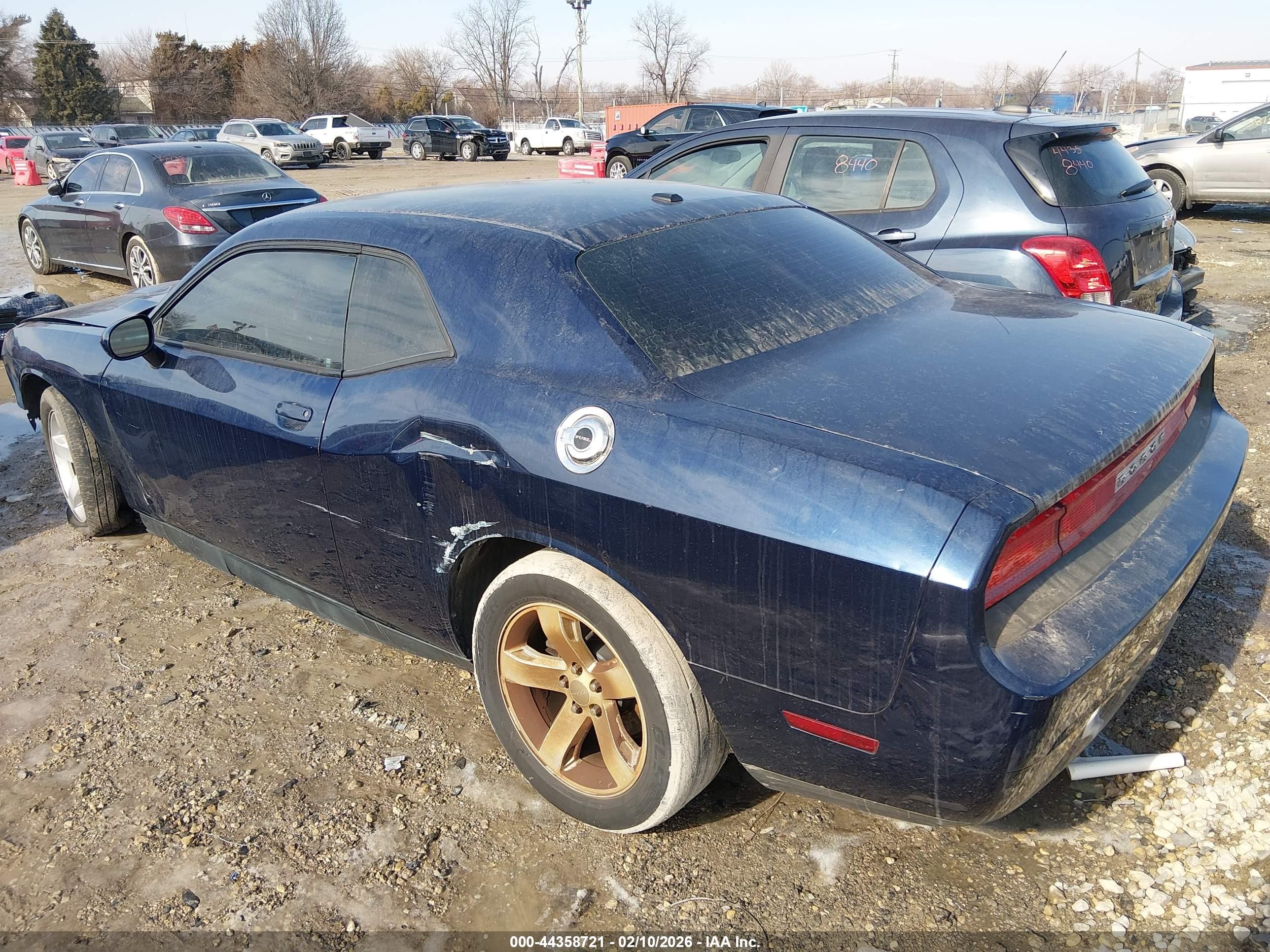 2014 Dodge Challenger Sxt Blue vin: 2C3CDYAG2EH270012