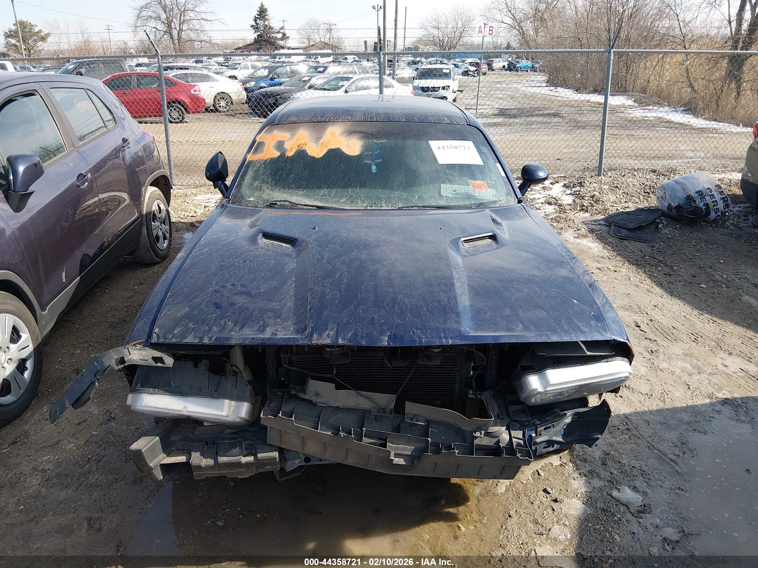 2014 Dodge Challenger Sxt Blue vin: 2C3CDYAG2EH270012