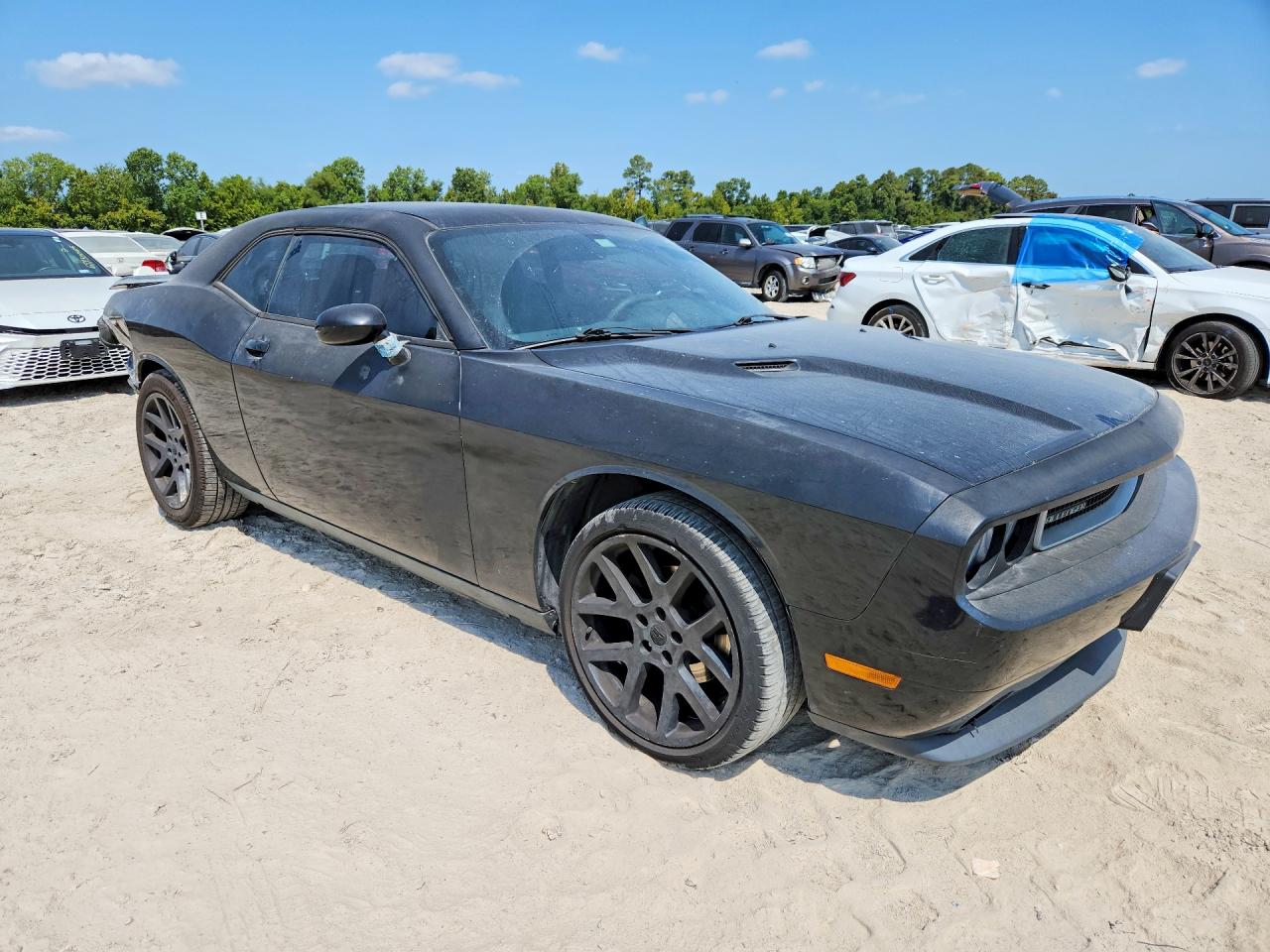 2014 Dodge Challenger Sxt Black vin: 2C3CDYAG2EH274576