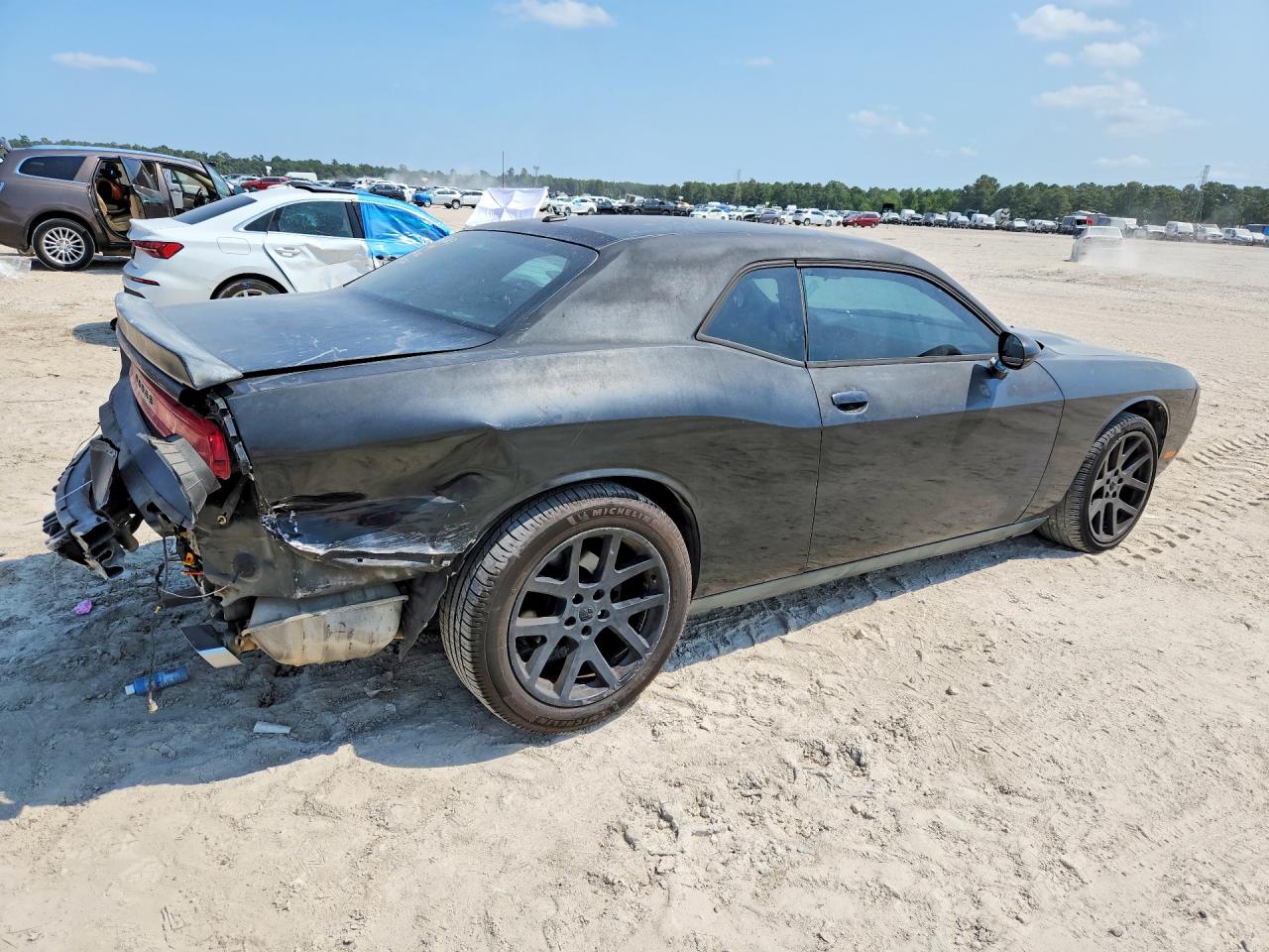 2014 Dodge Challenger Sxt Black vin: 2C3CDYAG2EH274576