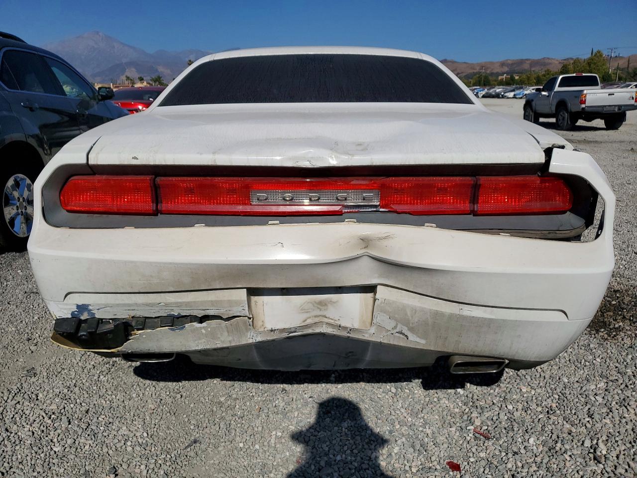 2014 Dodge Challenger Sxt White vin: 2C3CDYAG2EH290017