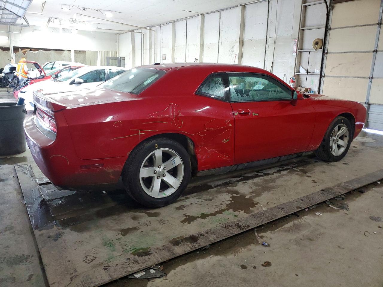 2012 Dodge Challenger Sxt Red vin: 2C3CDYAG3CH124876