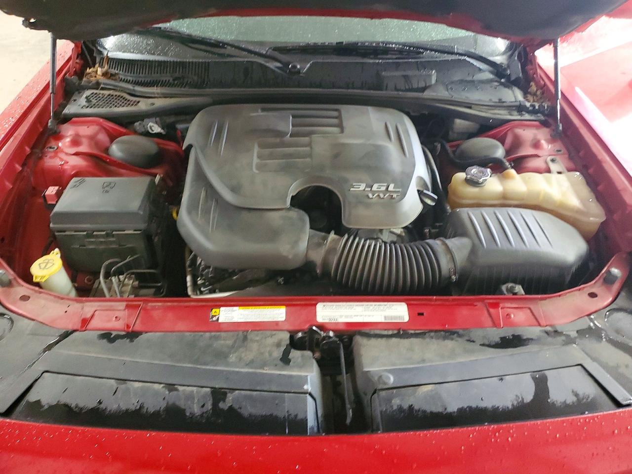 2012 Dodge Challenger Sxt Red vin: 2C3CDYAG3CH124876