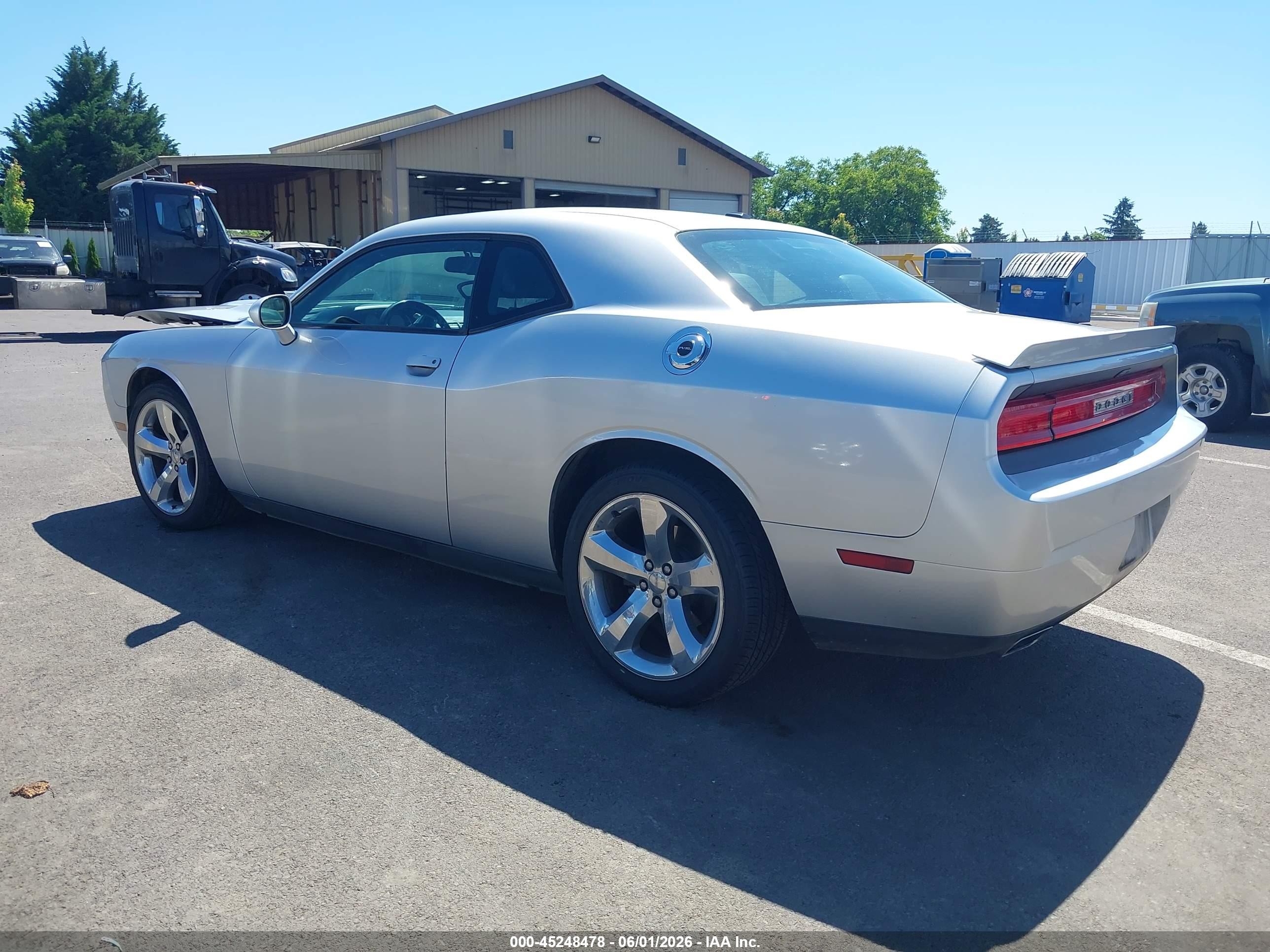 2012 Dodge Challenger Sxt Silver vin: 2C3CDYAG3CH131133