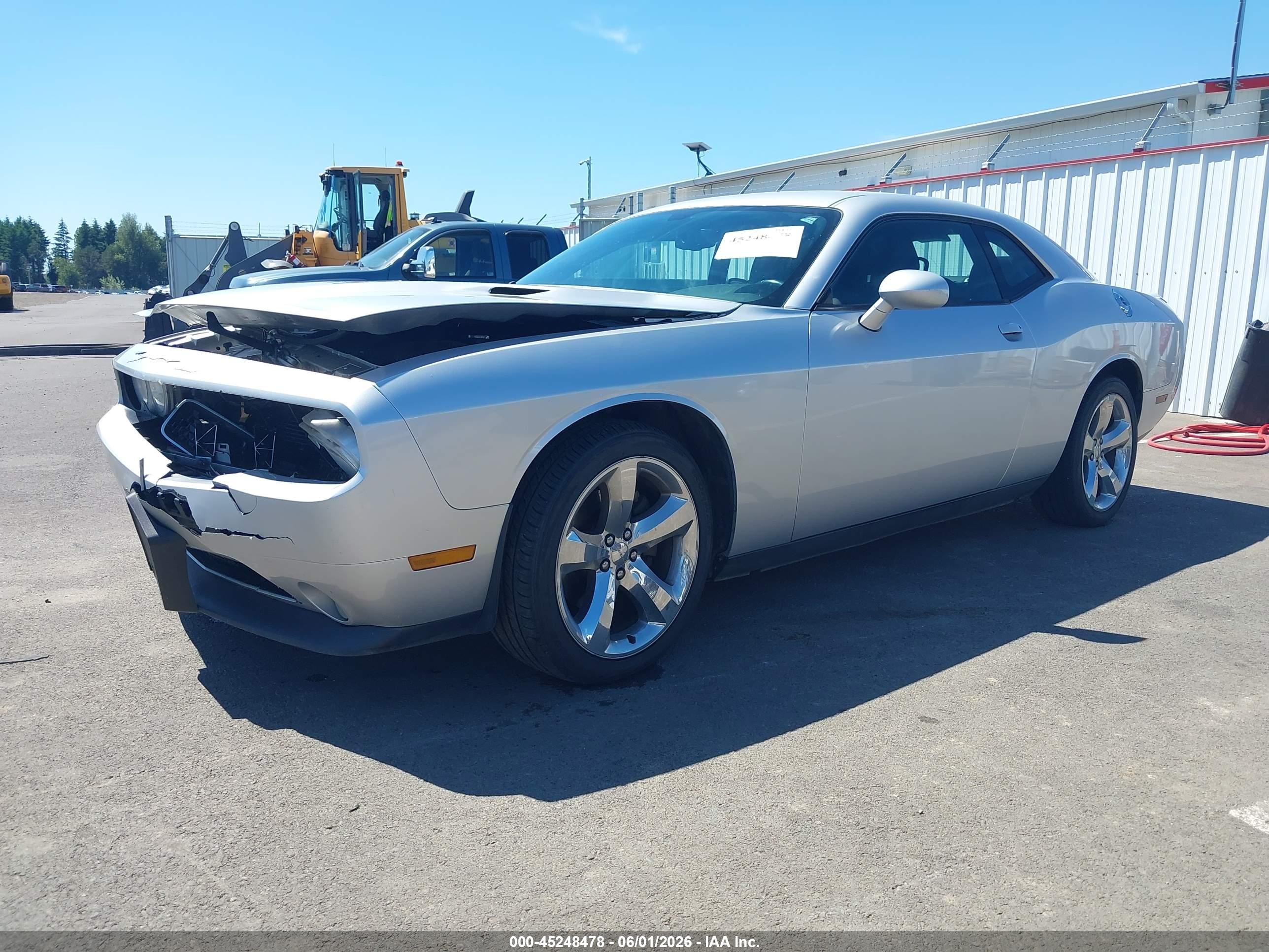 2012 Dodge Challenger Sxt Silver vin: 2C3CDYAG3CH131133