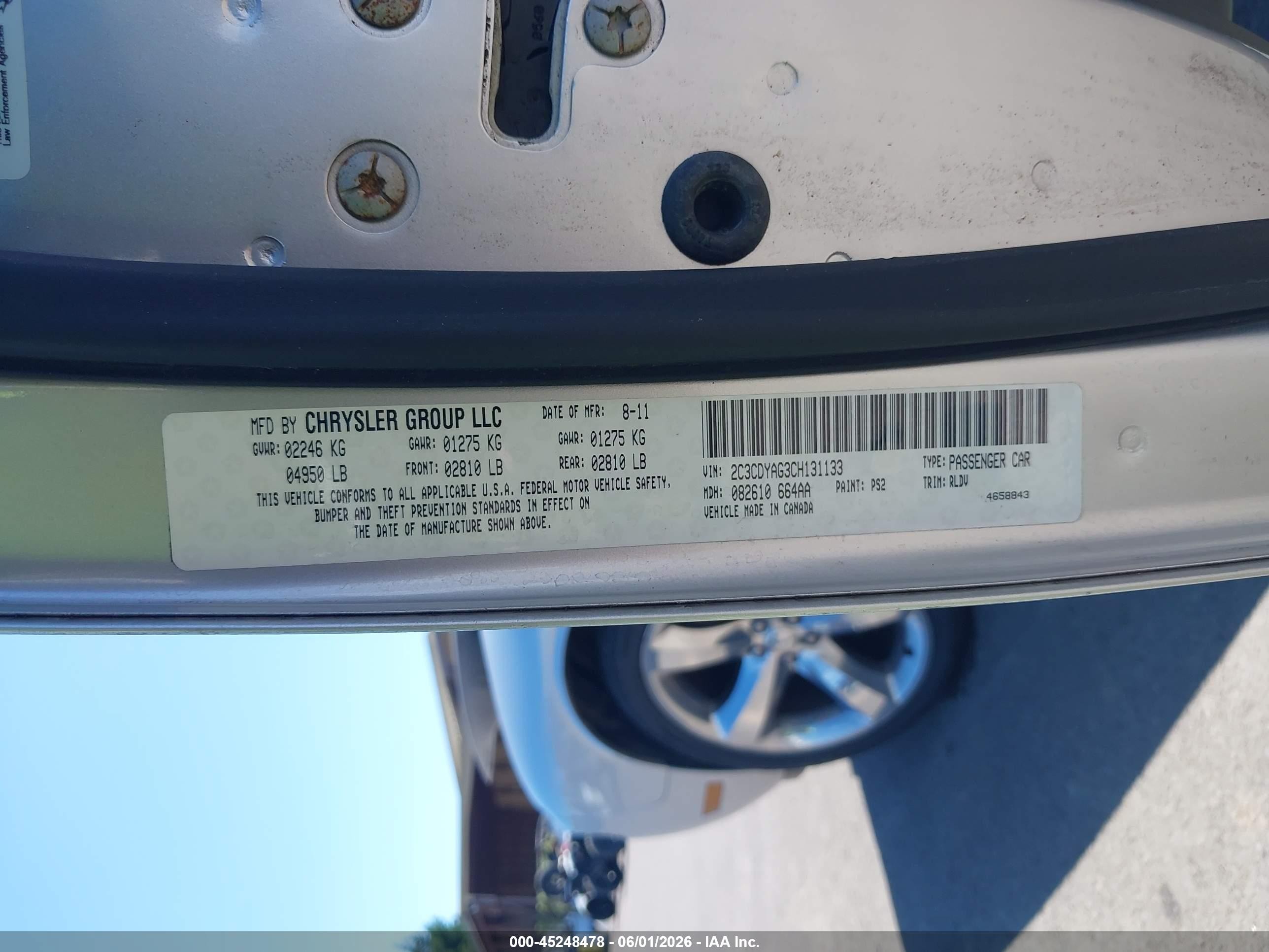 2012 Dodge Challenger Sxt Silver vin: 2C3CDYAG3CH131133