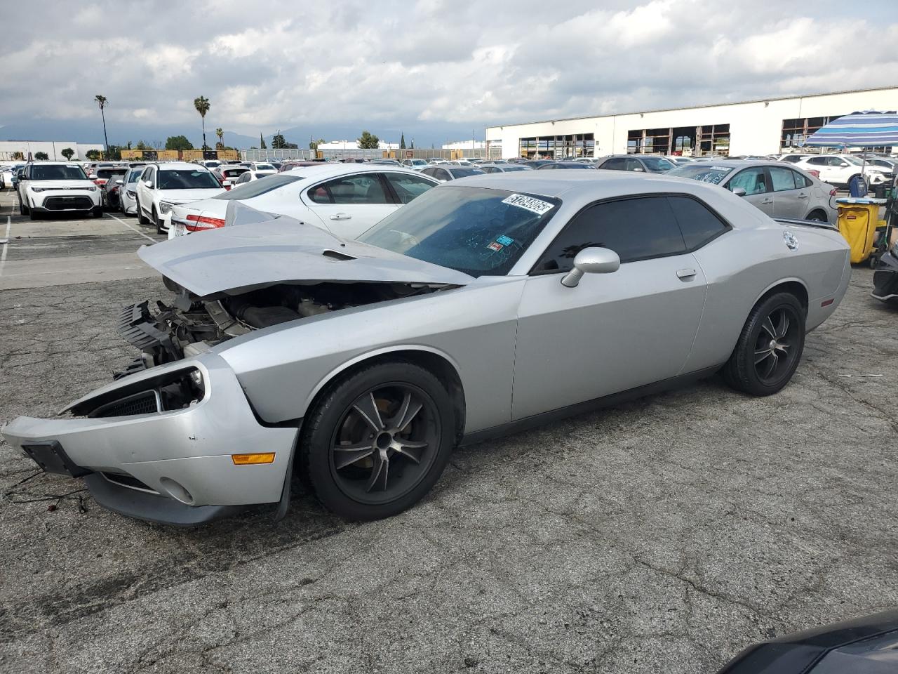 2012 Dodge Challenger Sxt Silver vin: 2C3CDYAG3CH206641