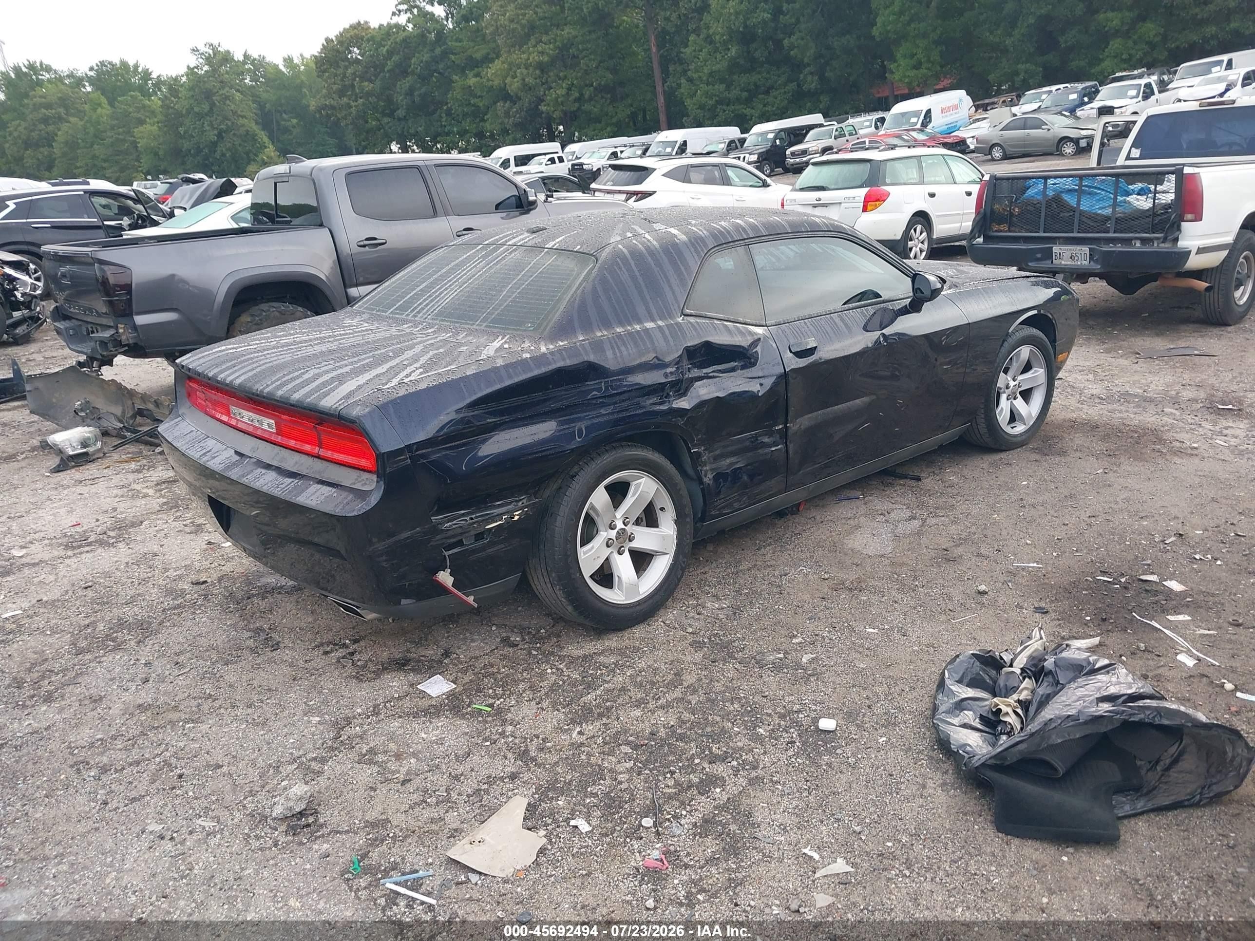 2012 Dodge Challenger Sxt Blue vin: 2C3CDYAG3CH254379