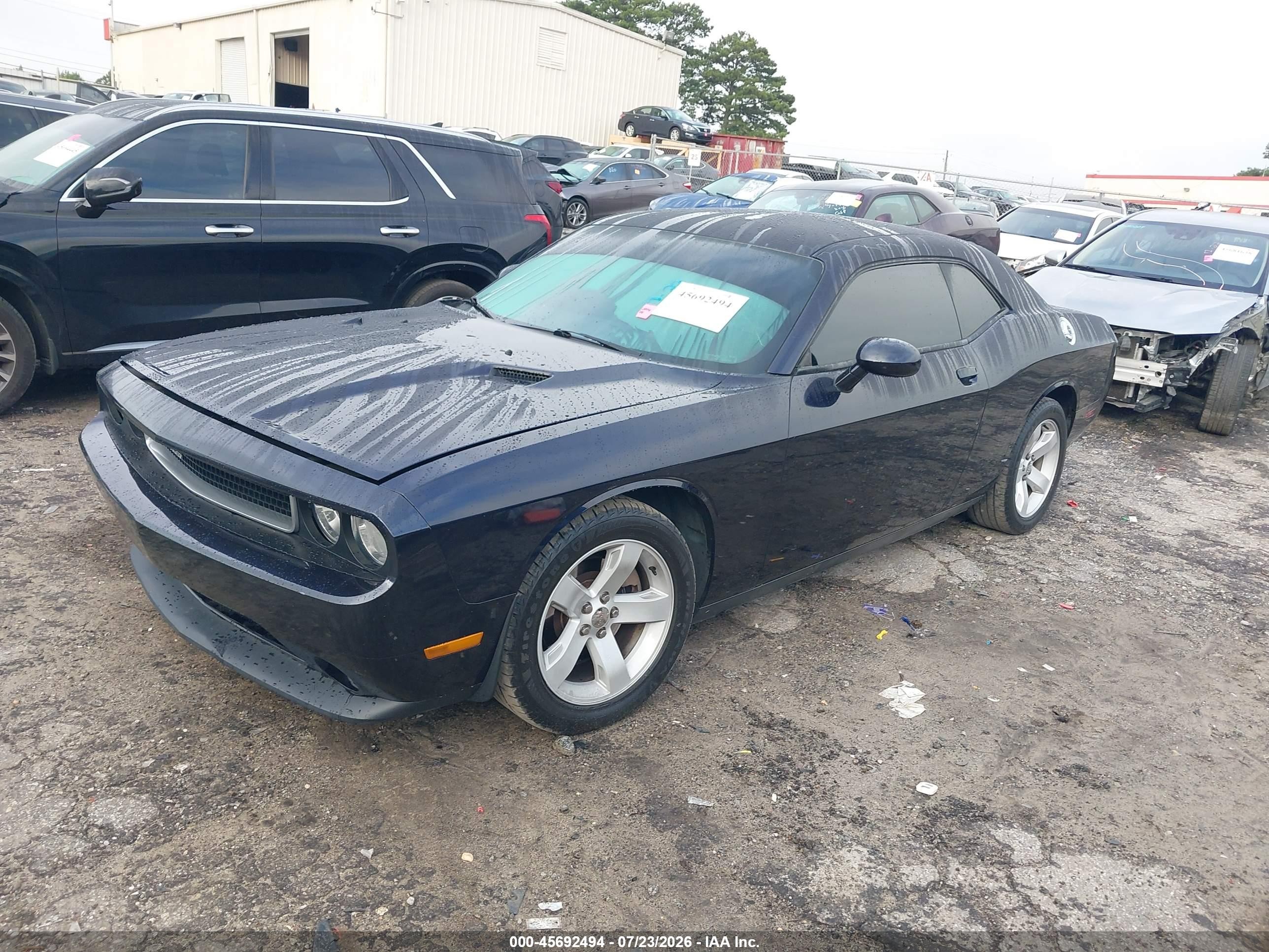 2012 Dodge Challenger Sxt Blue vin: 2C3CDYAG3CH254379