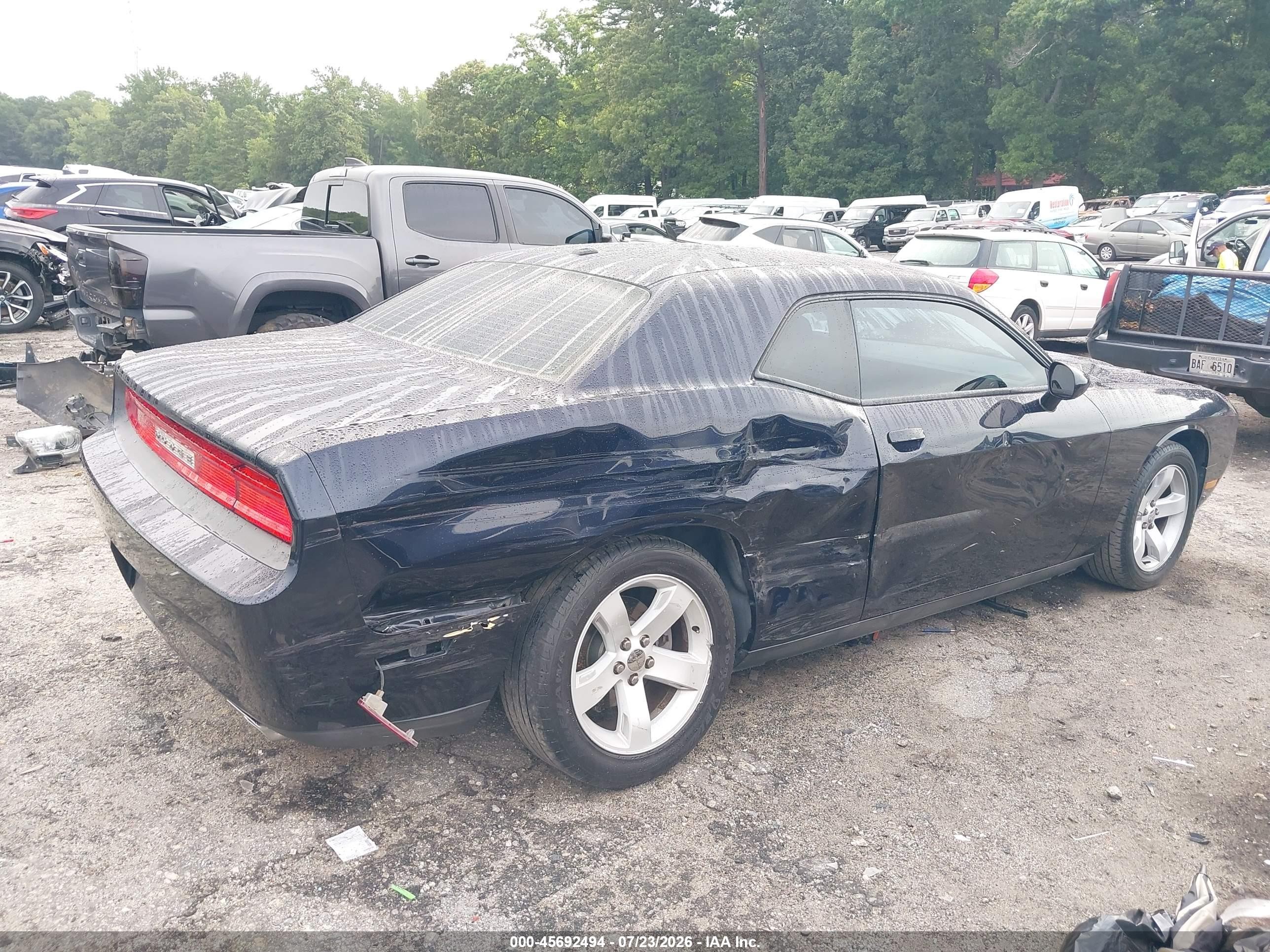 2012 Dodge Challenger Sxt Blue vin: 2C3CDYAG3CH254379