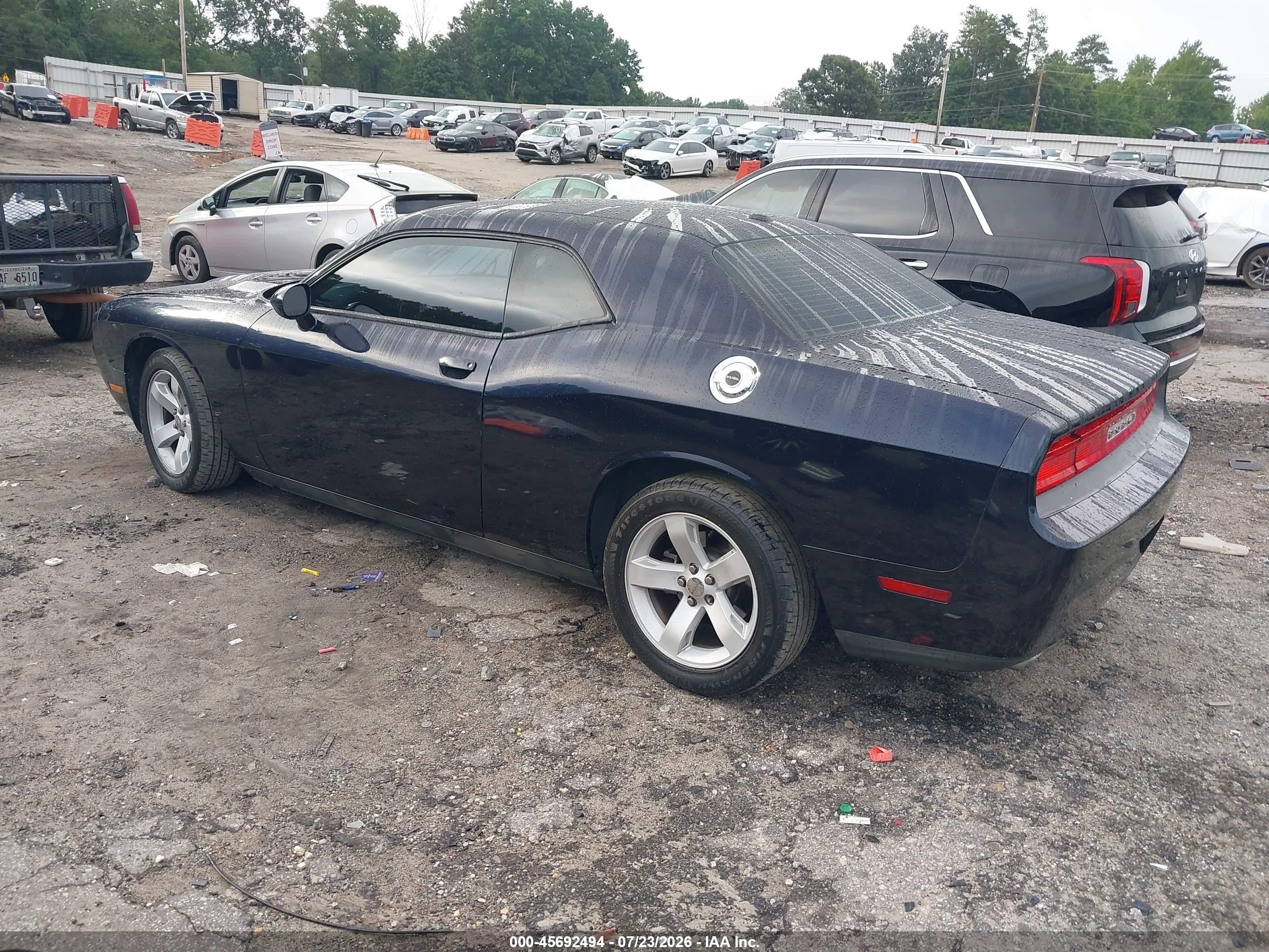 2012 Dodge Challenger Sxt Blue vin: 2C3CDYAG3CH254379